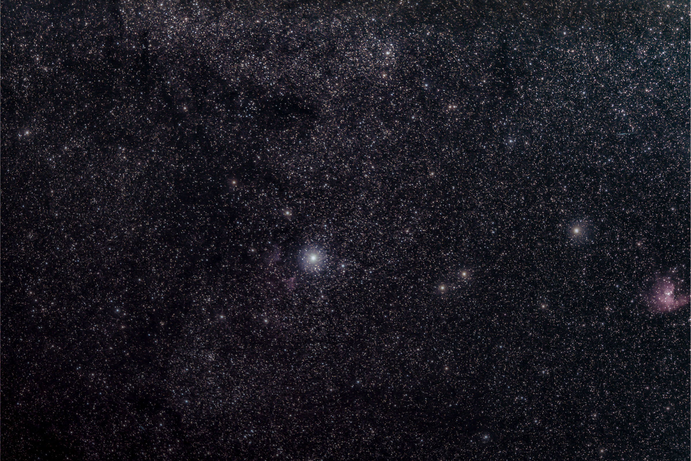 The ghosts of Cassiopeia with Pacman intruder