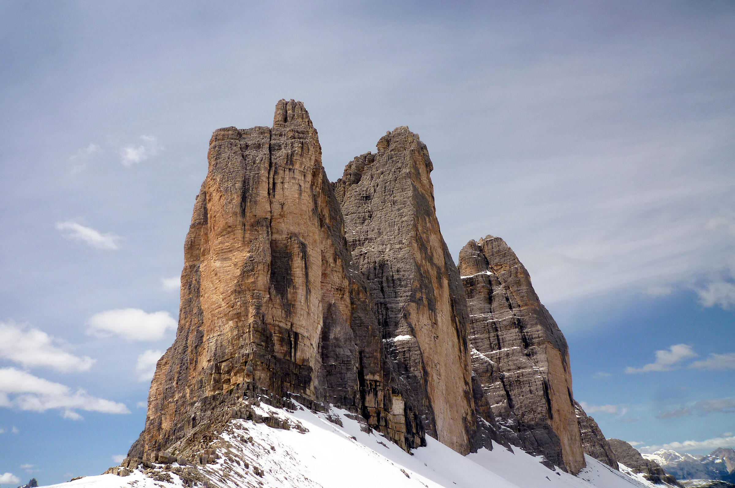 Three peaks in winter