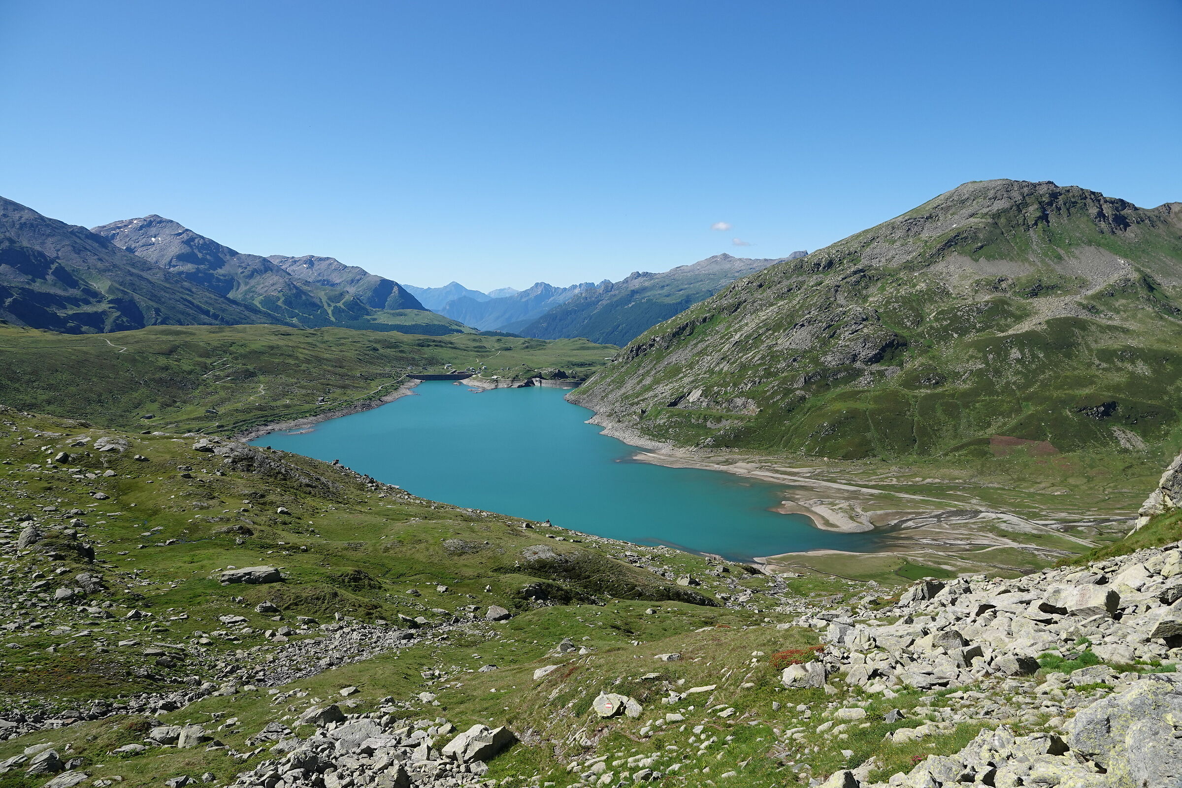 Lake Montespluga... what remains