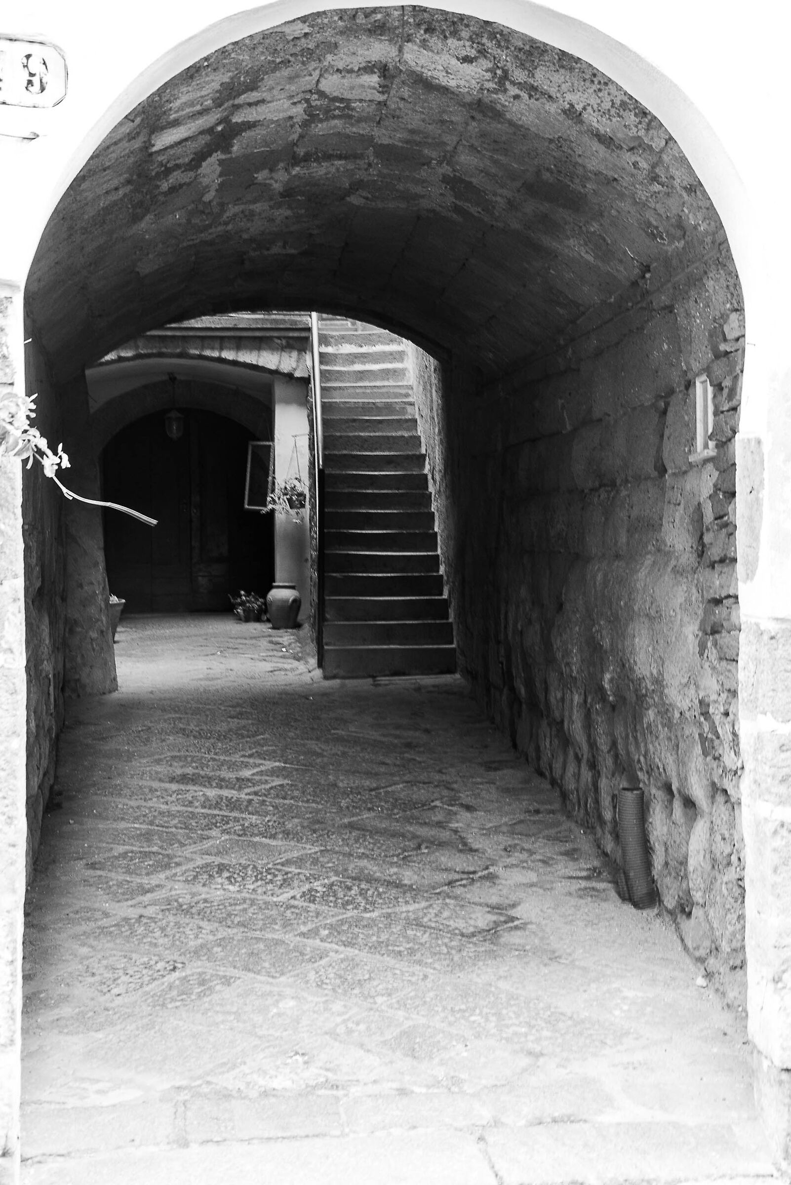 Civita di Bagnoregio La scala