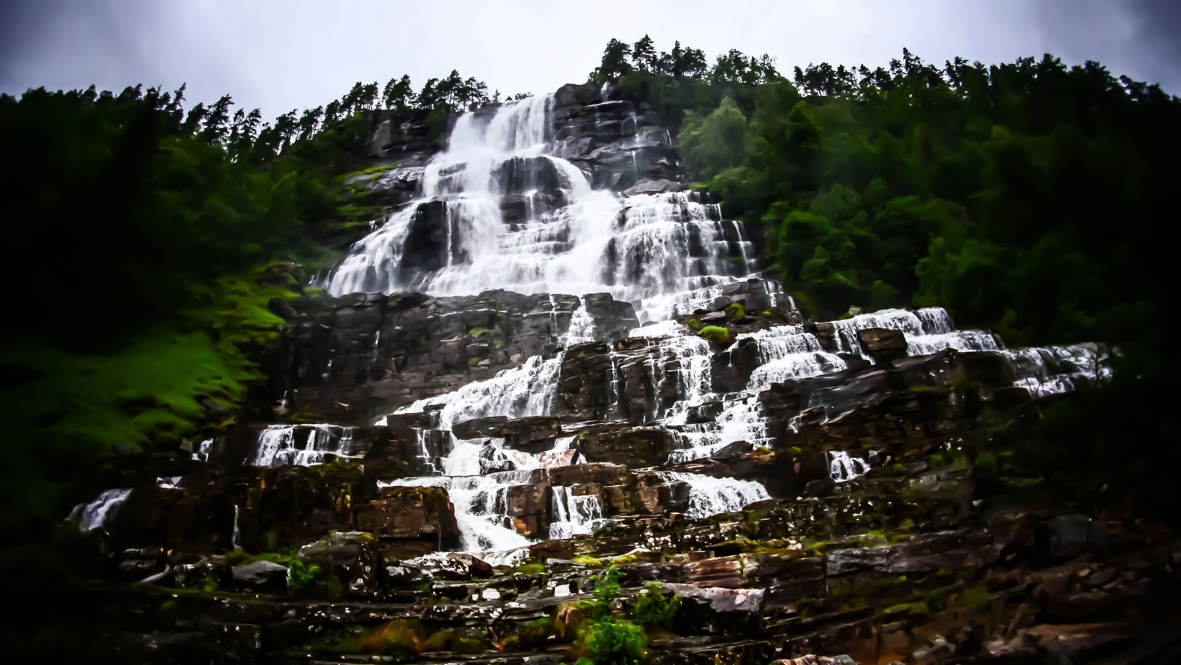 Waterfall Tvindefossen Flåm (Norway) n.2