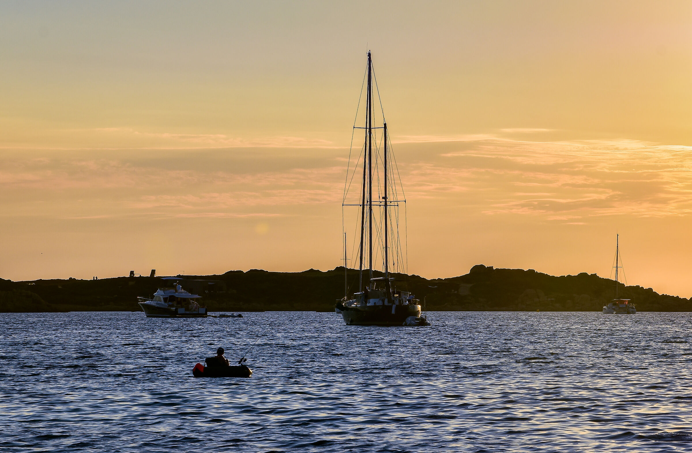 Tramonto sul mare