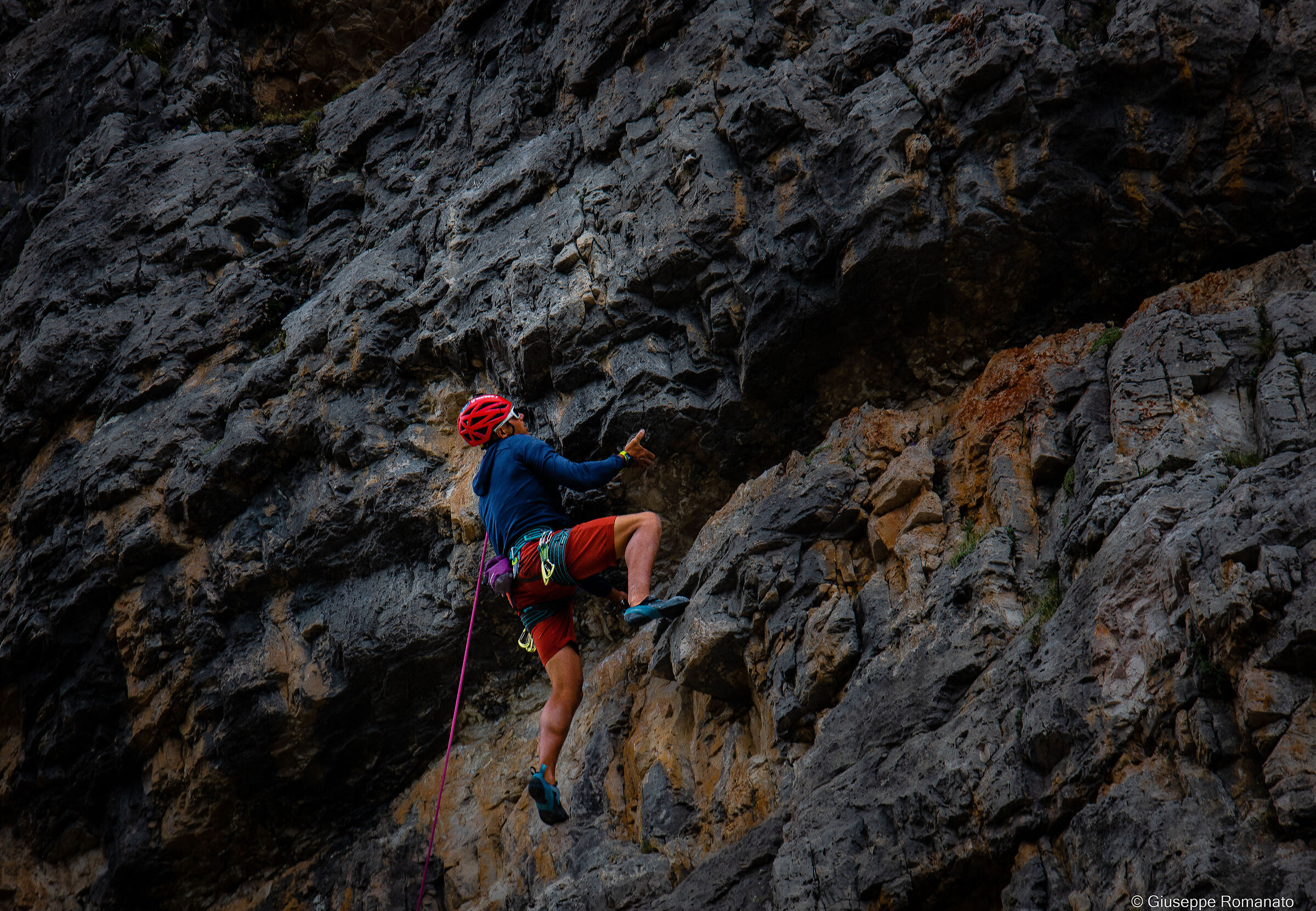 Cinque Torri, alpinista