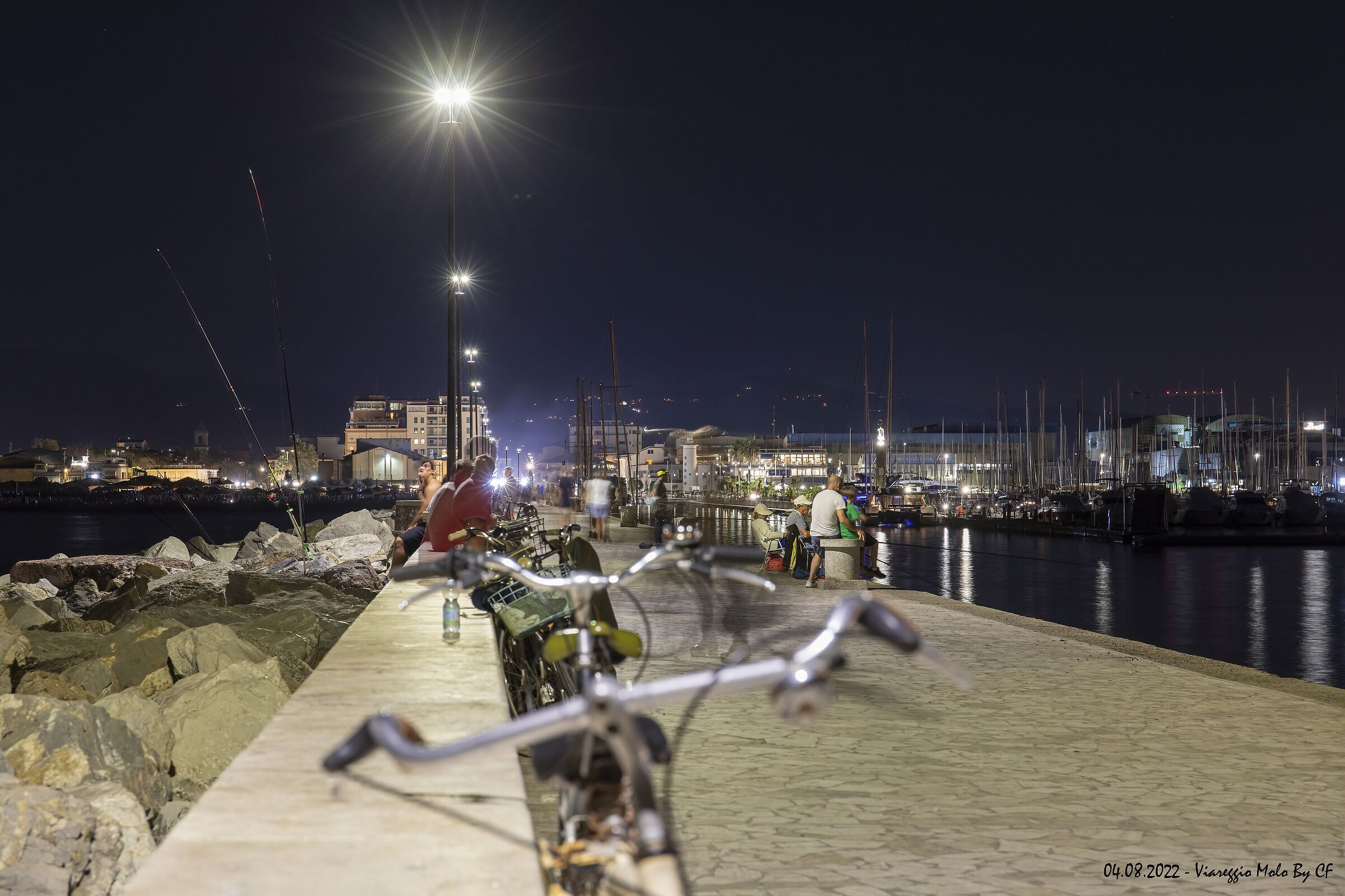Viareggio - Pier by night