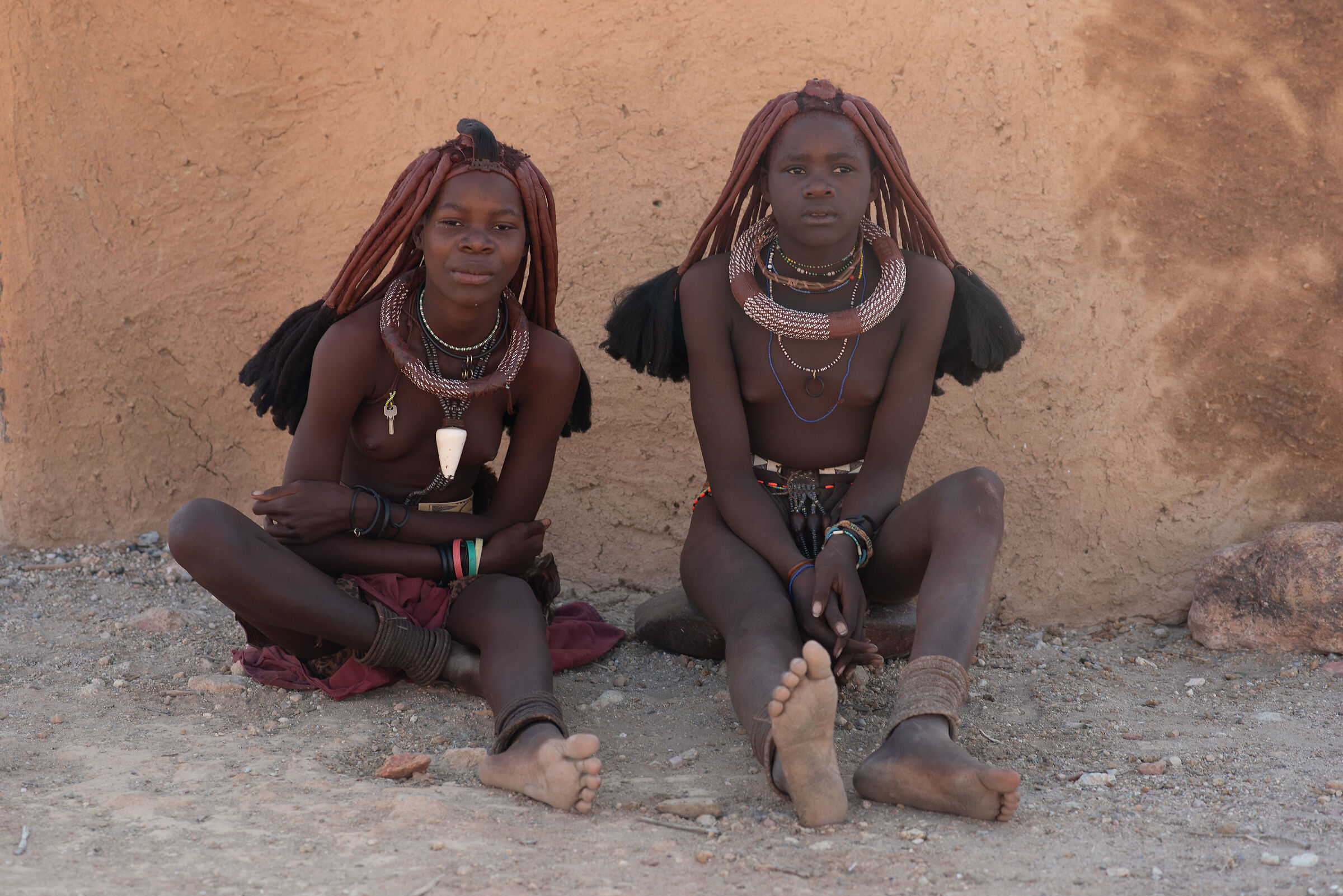 Ragazze Himba . Opuwo Namibia