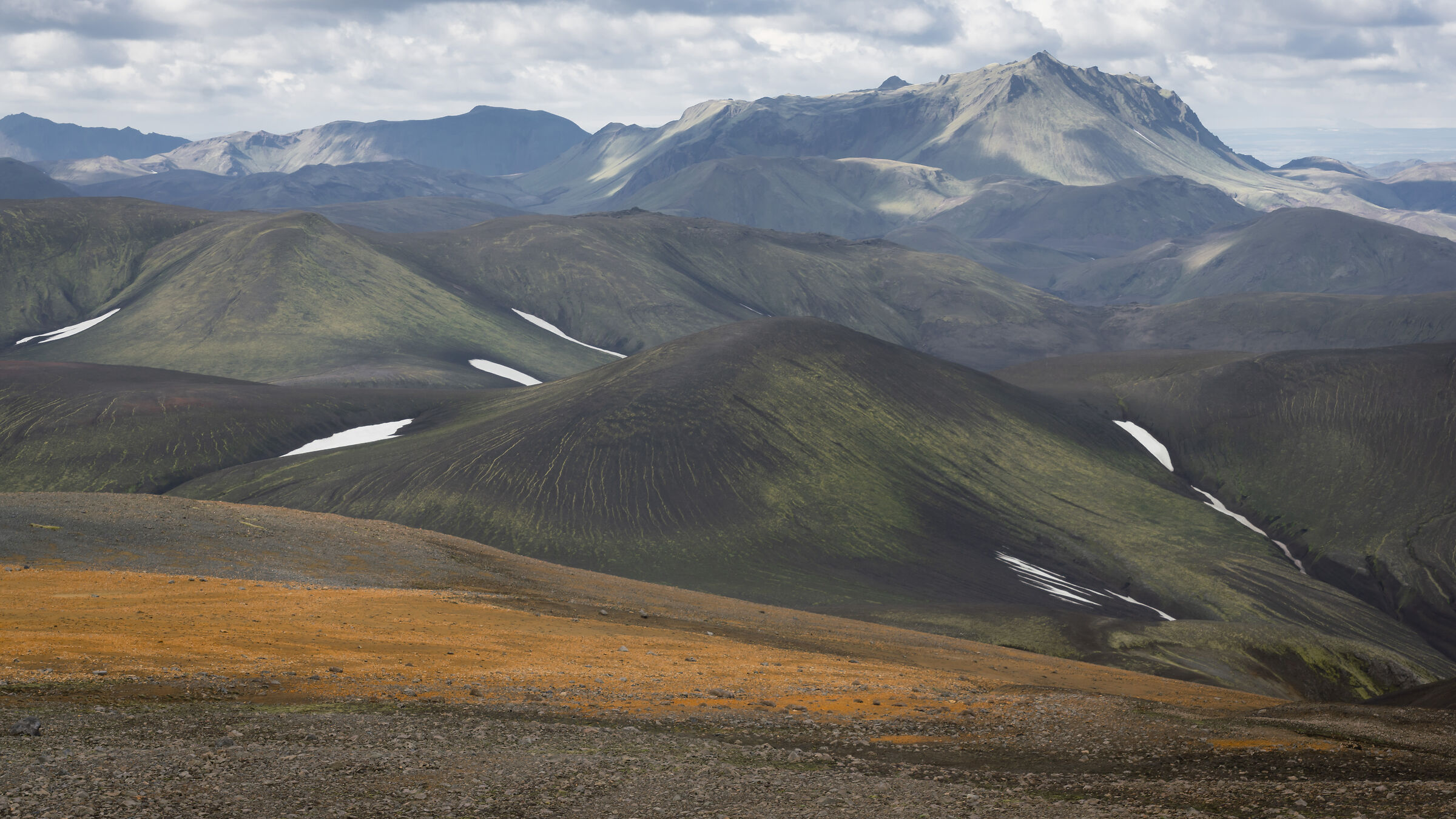 Paesaggio nei dintorni di Landmannalaugar