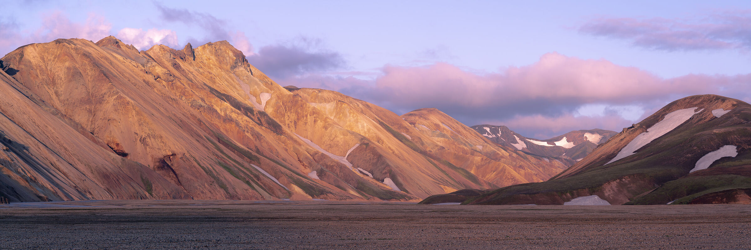 Tramonto a Landmannalaugar