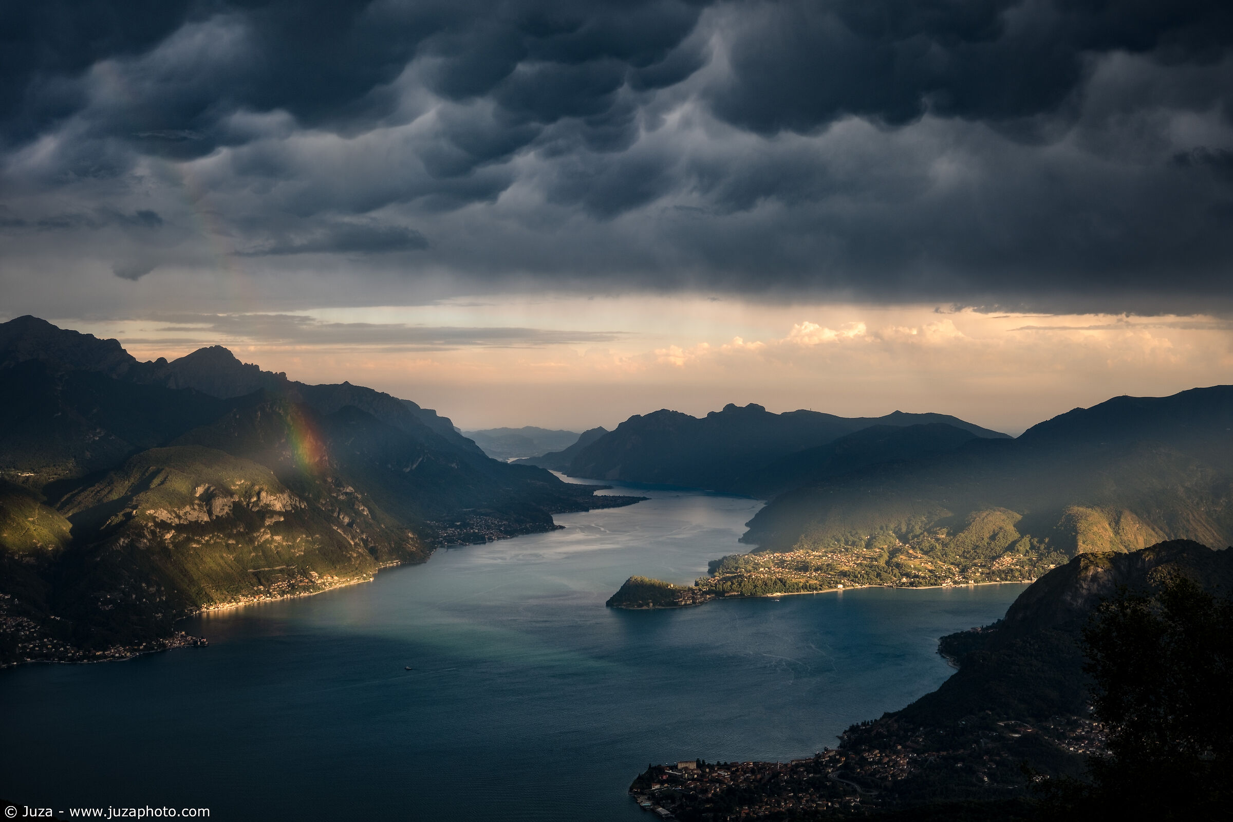 Thunderstorm on Lake Como