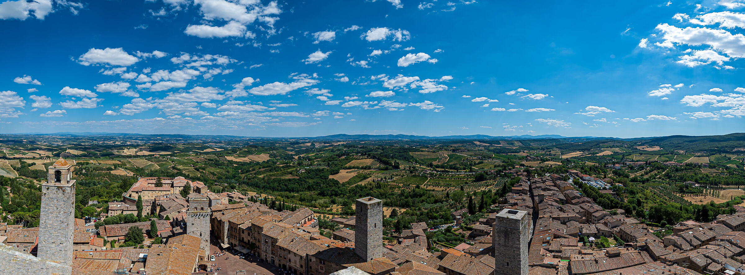 Panoramica su San Gimignano