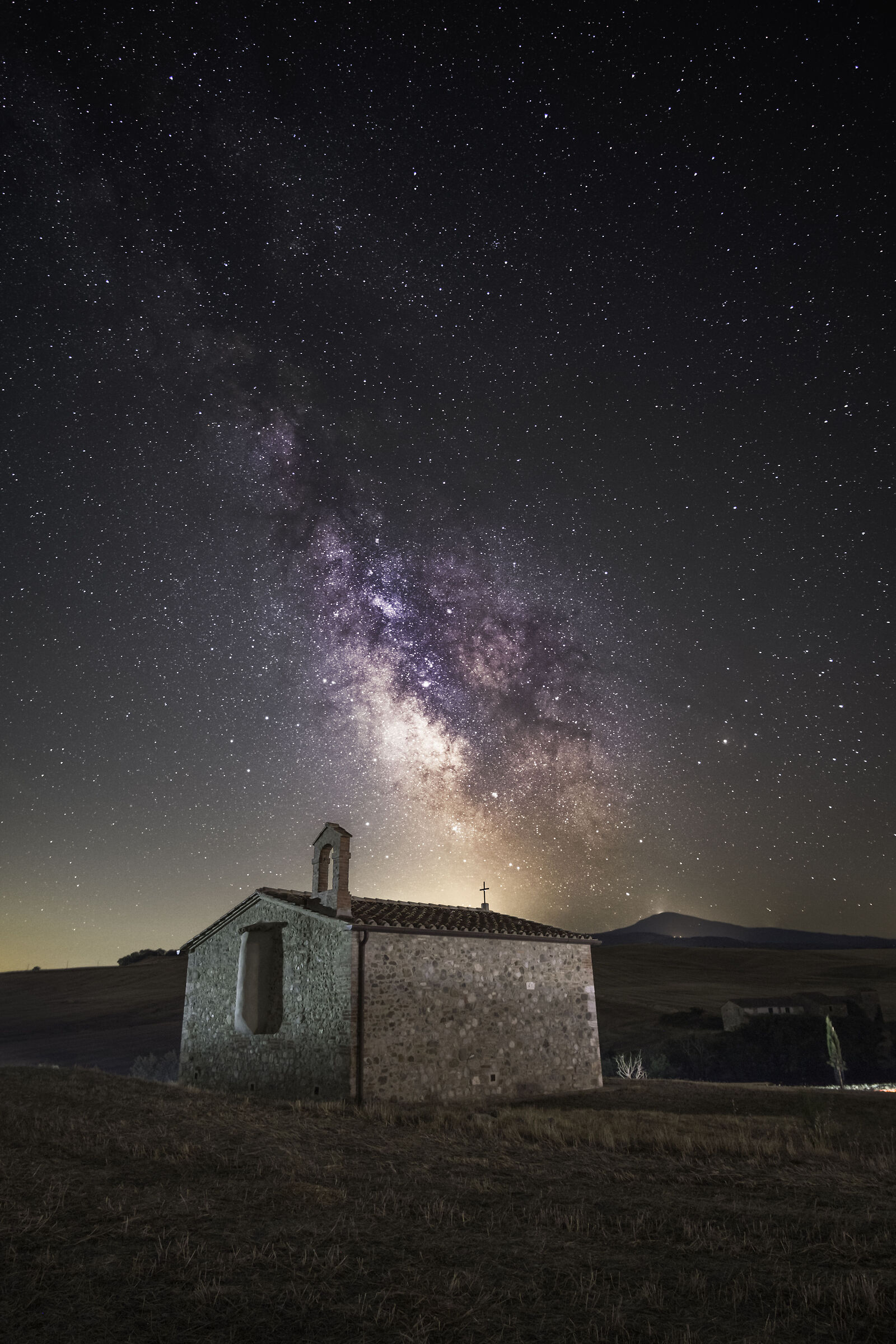 Notte estiva in Val d'Orcia