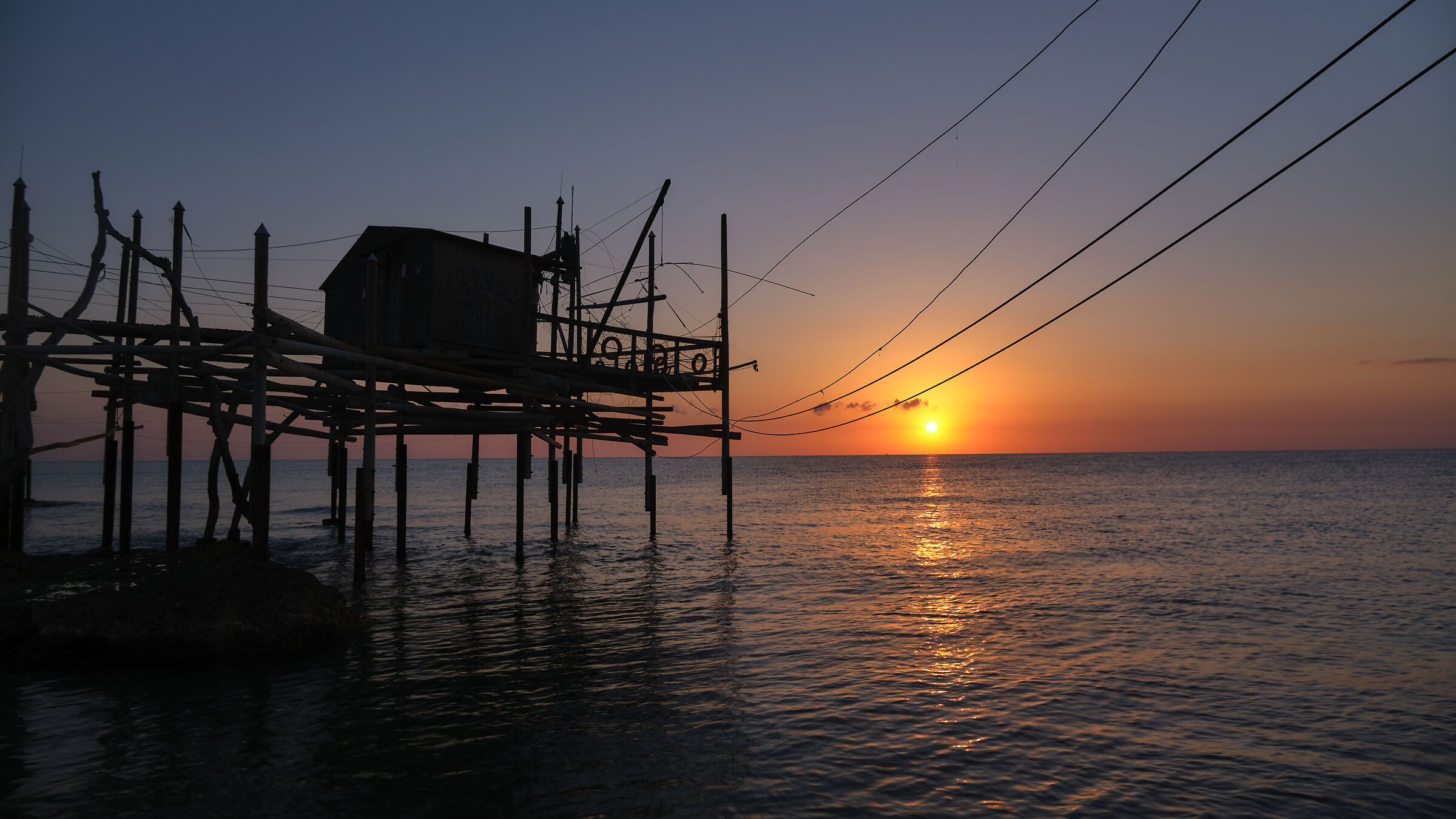 Trabocco at dawn Vasto