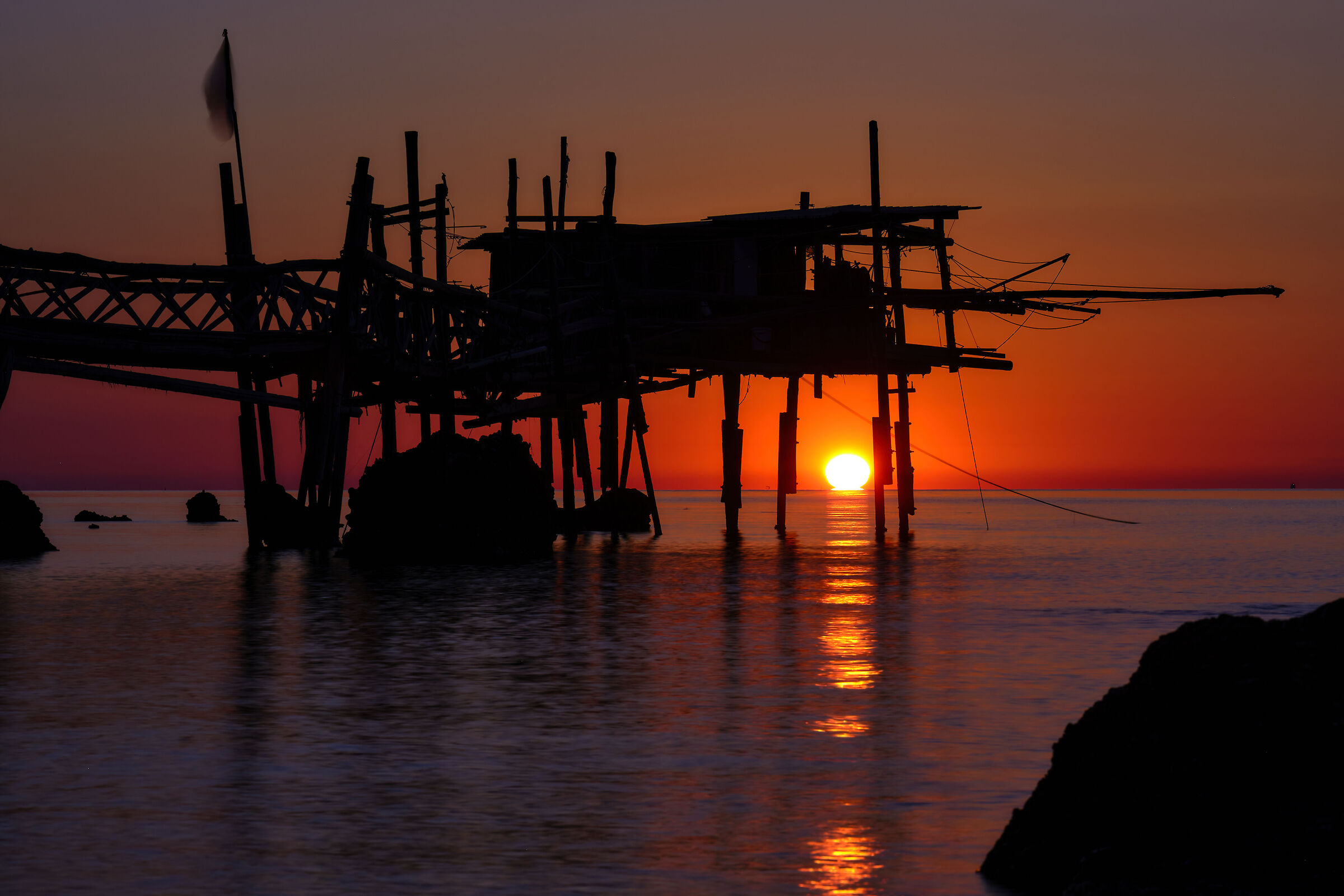 Trabocco at dawn, Vasto