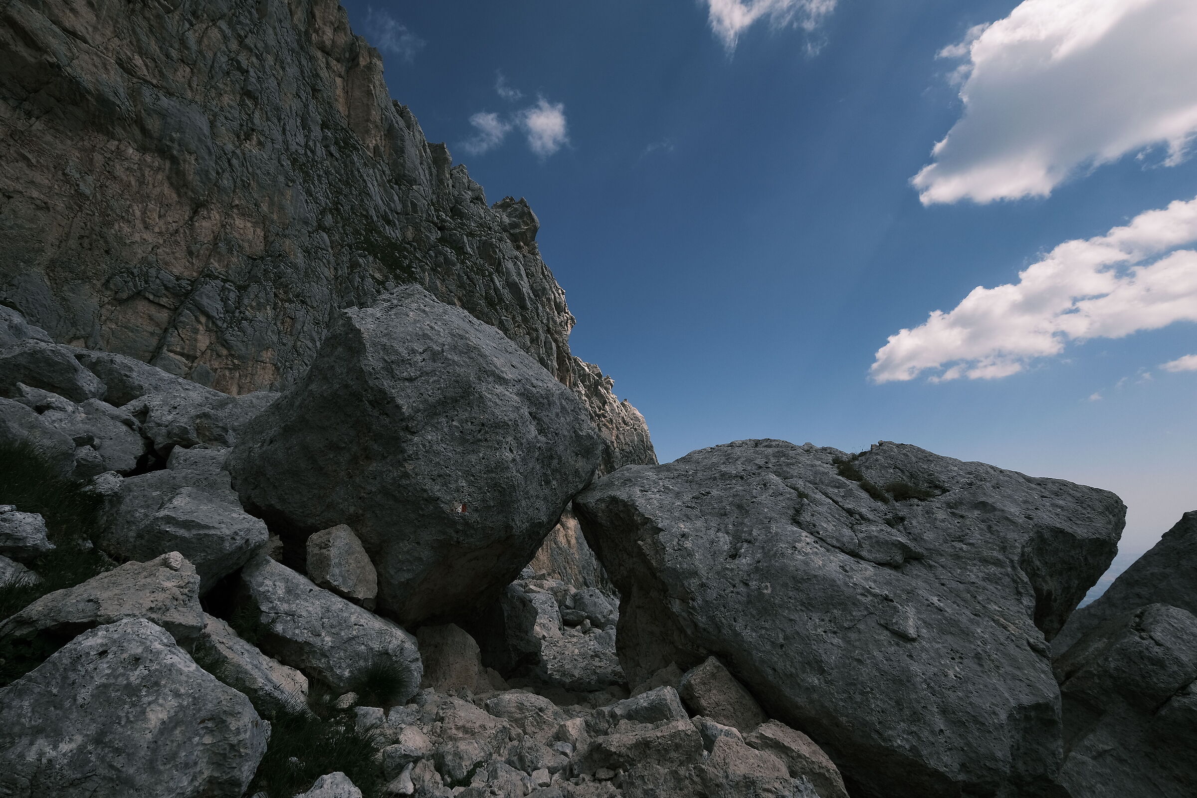 on the way to the Franchetti refuge