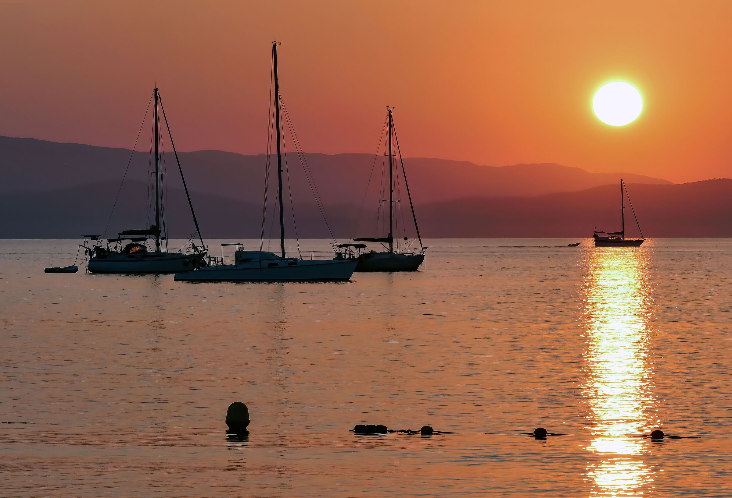 Sunrise over Porquerolles