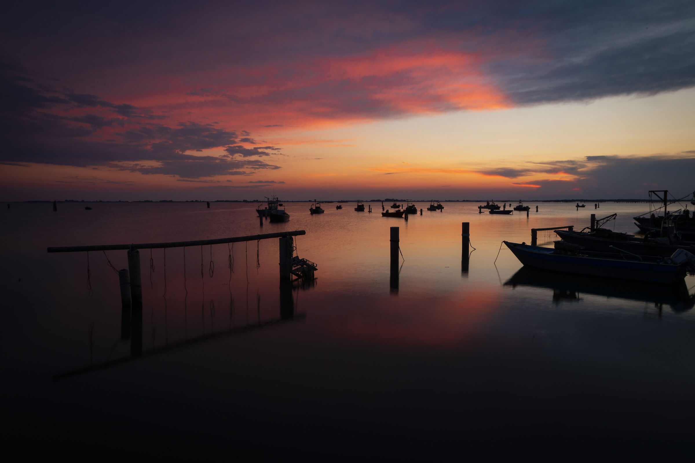 Sunset at Lidi di Volano
