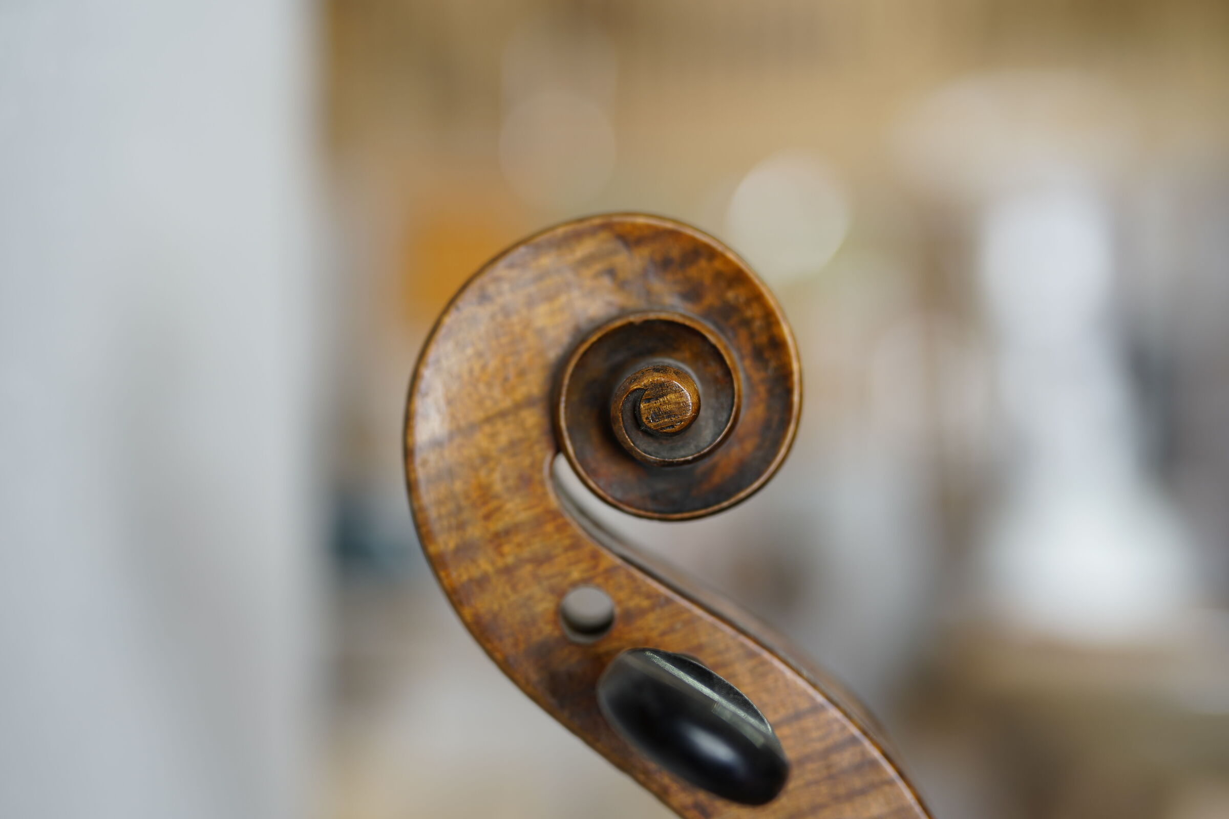 Cello scroll