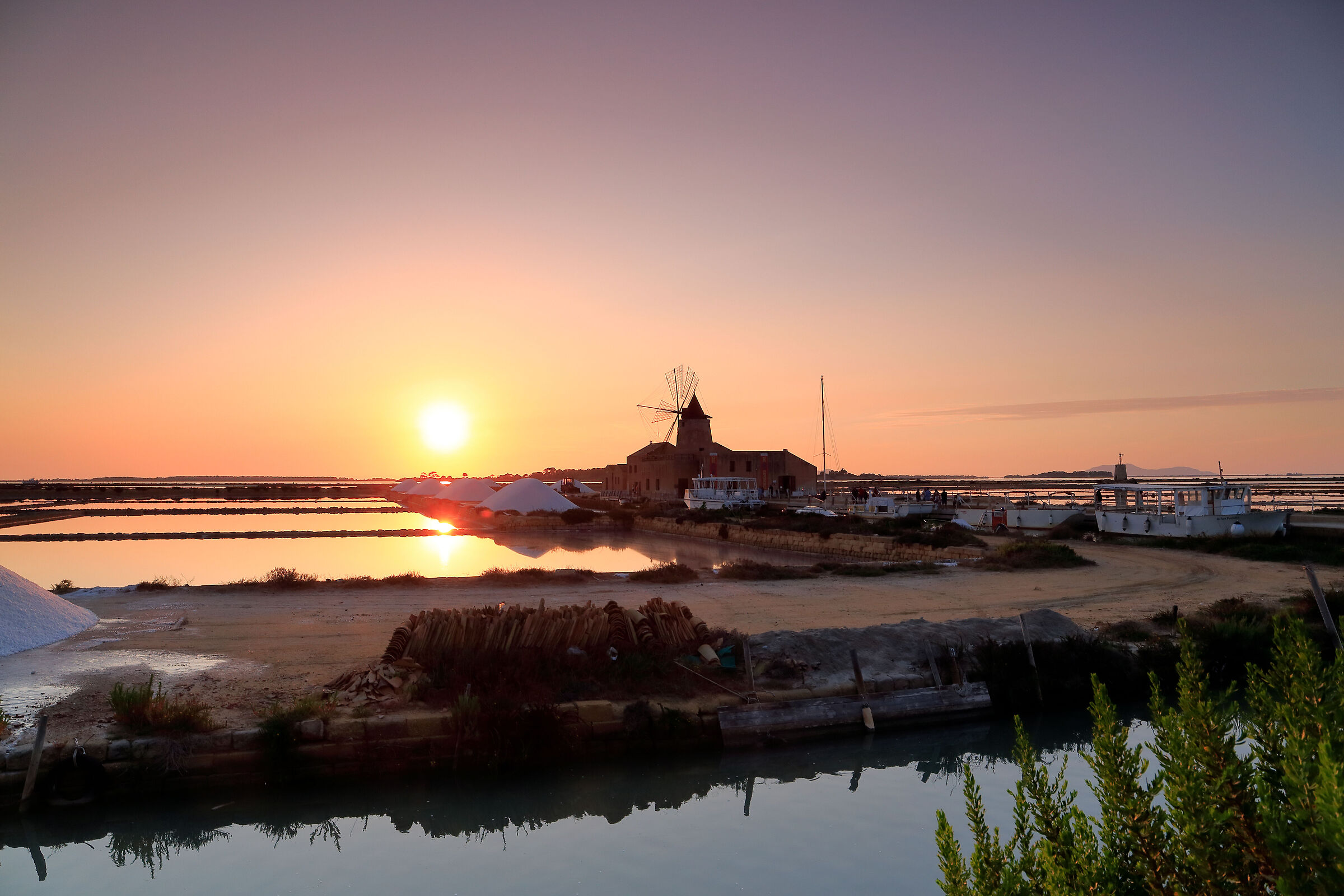 Salt kissed by the sun