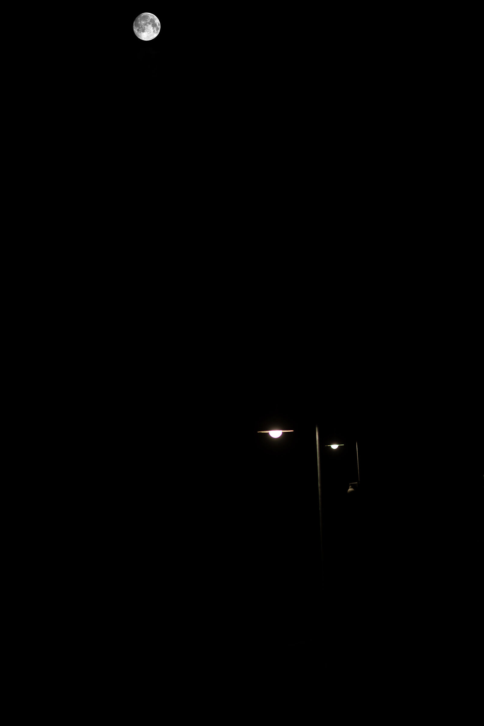The moon and bonfires
