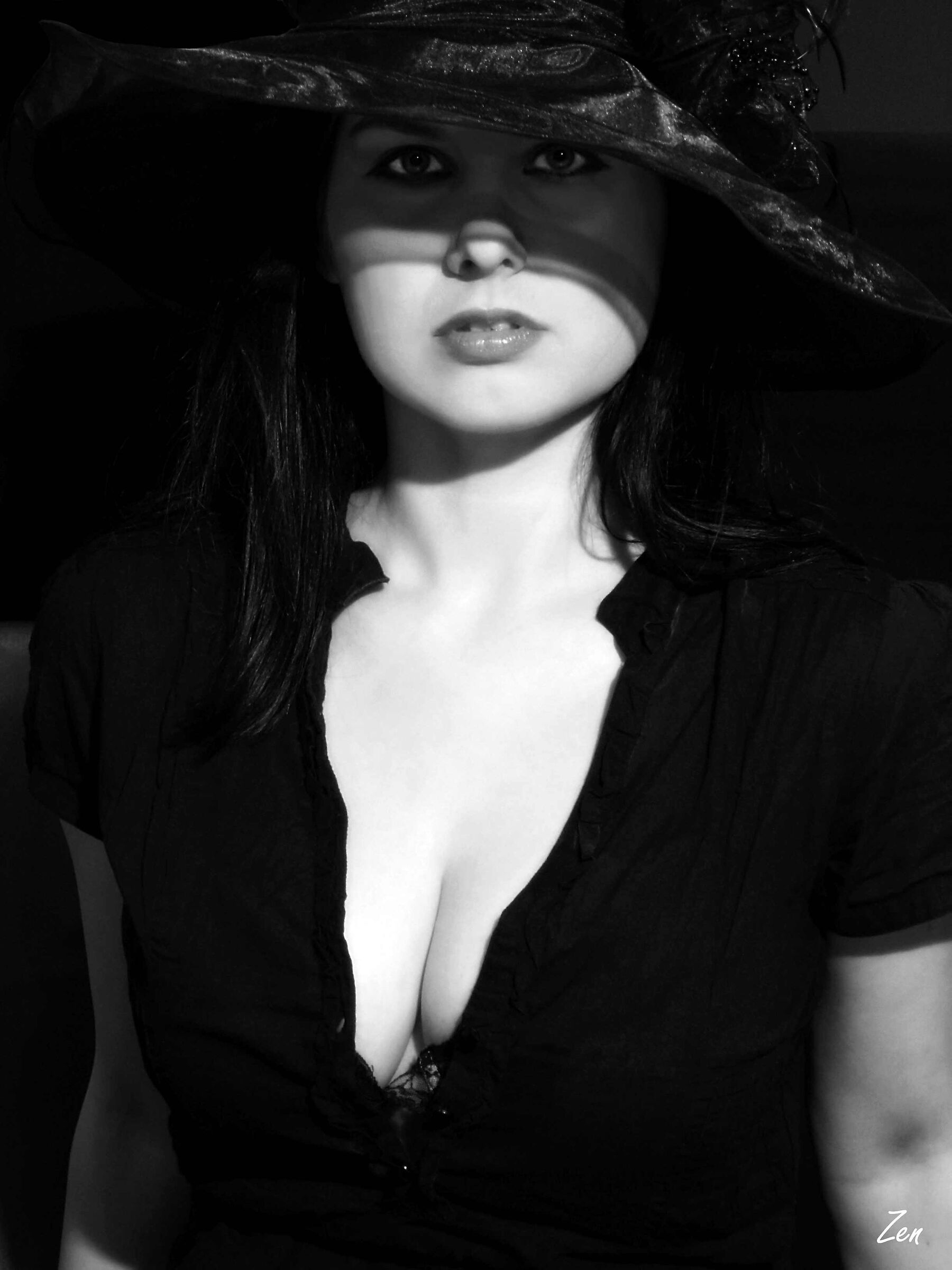 The satin hat