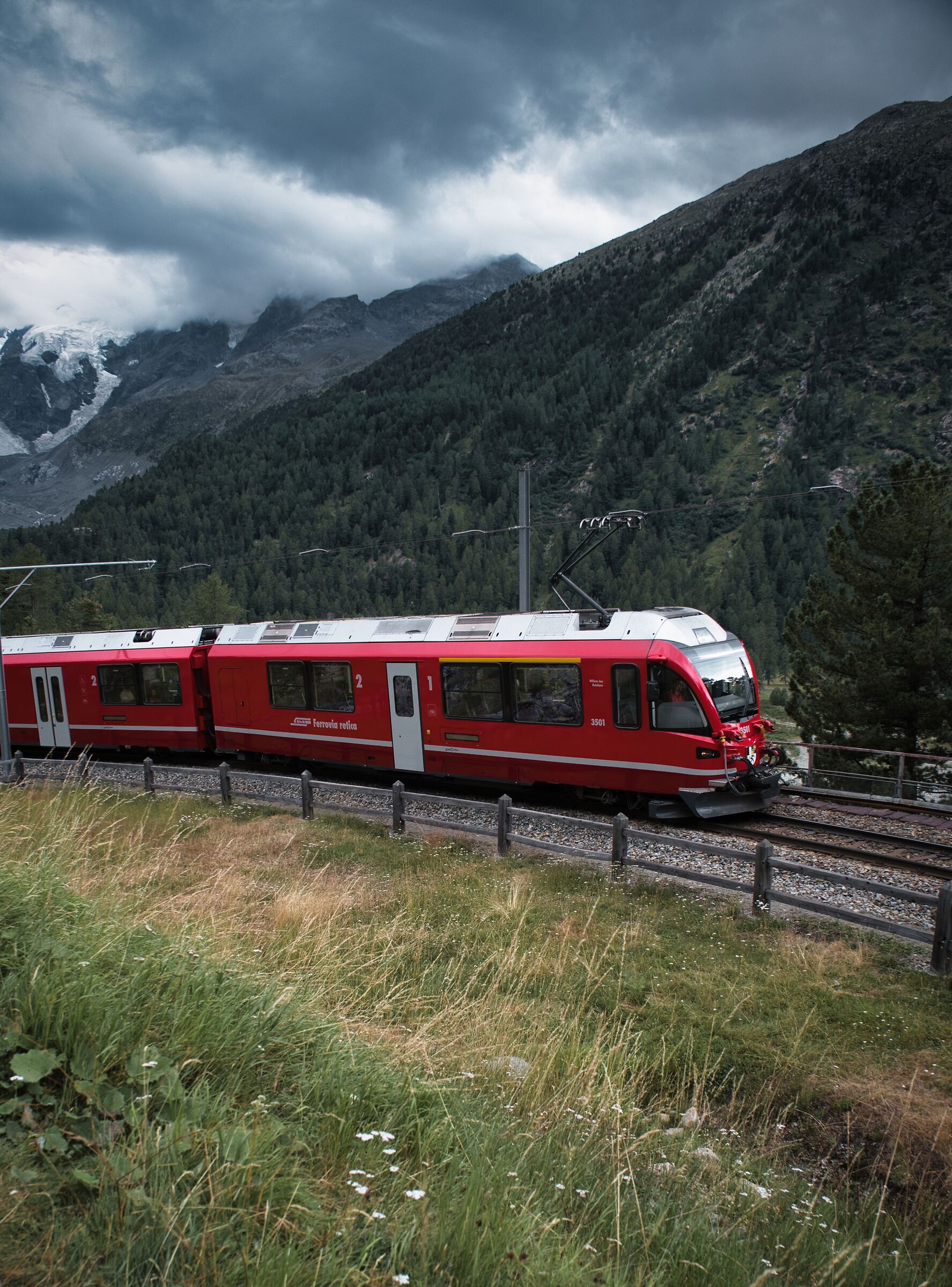 Bernina Red Train