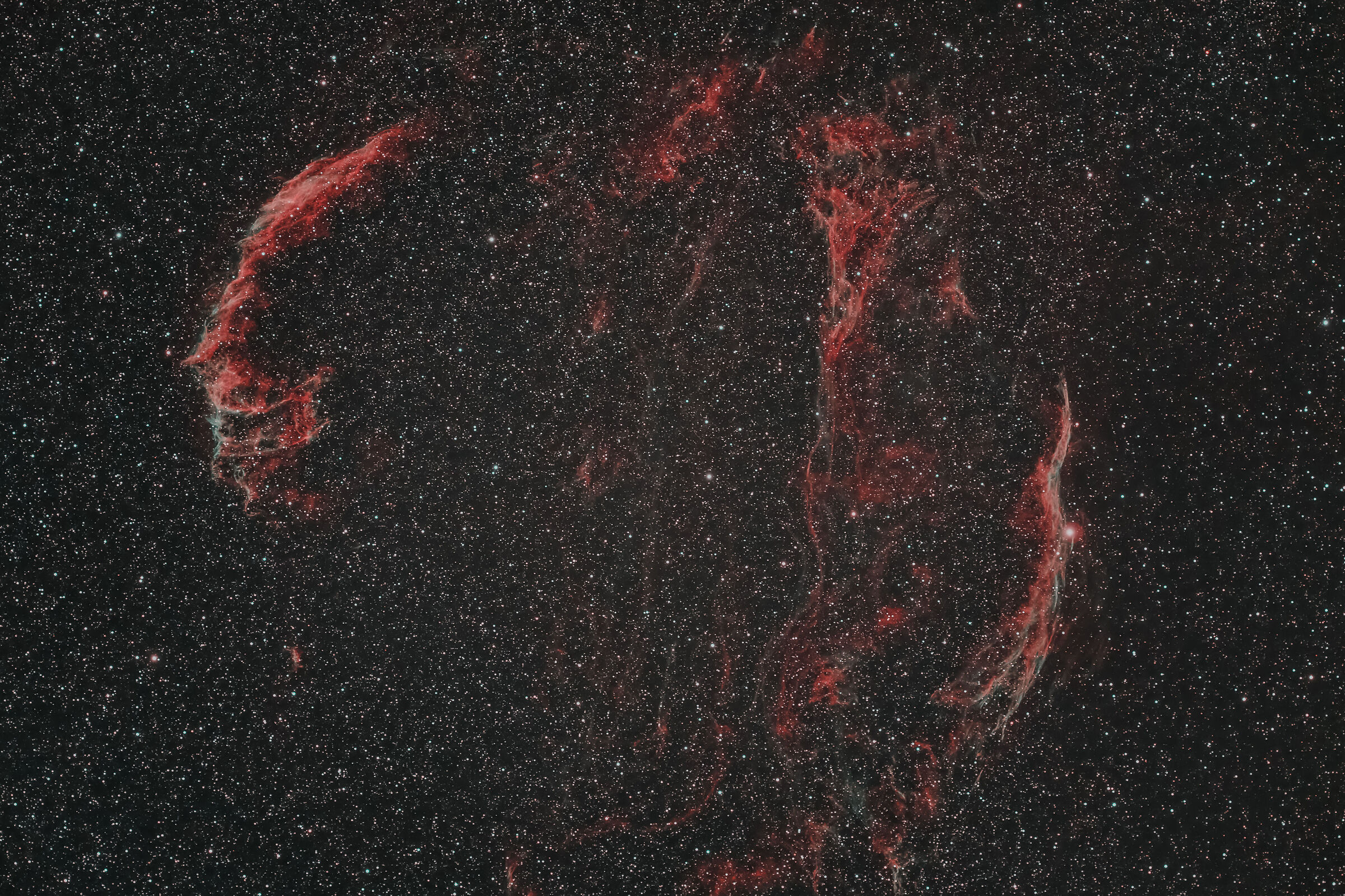 NGC6960 & 6992 Veil Complex Nebula