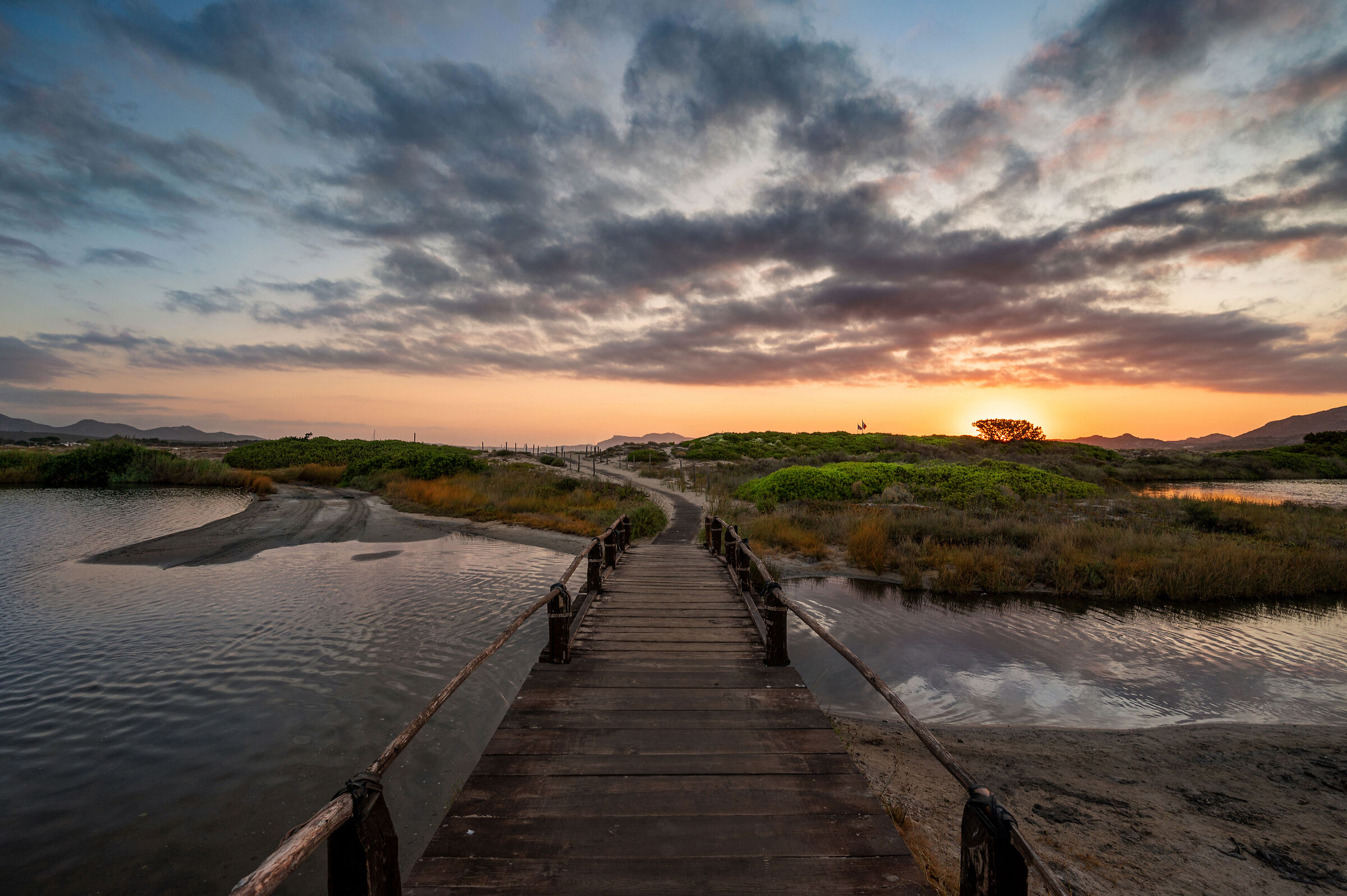 The old salt pans of Olbia