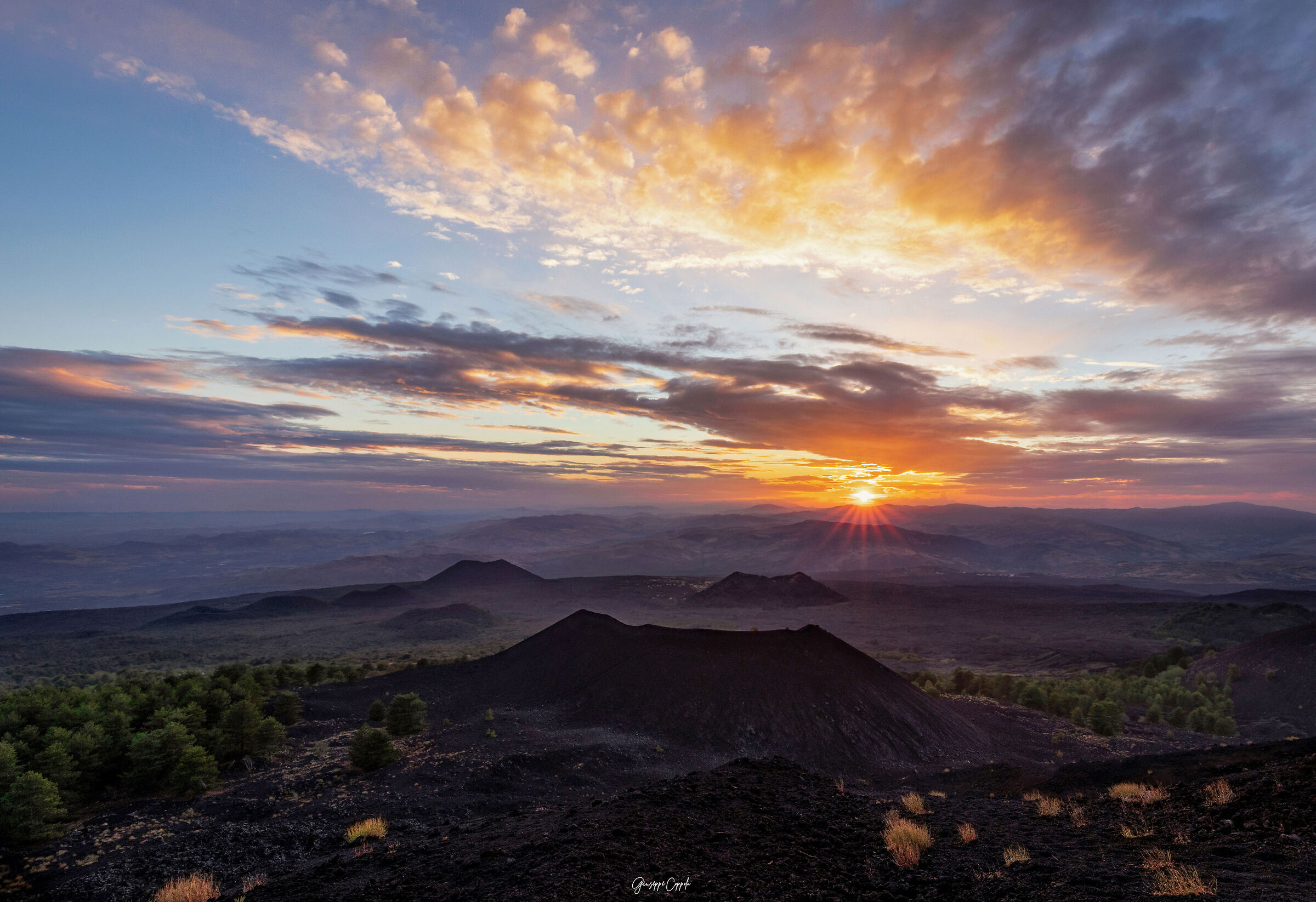 Tramonti vulcanici...