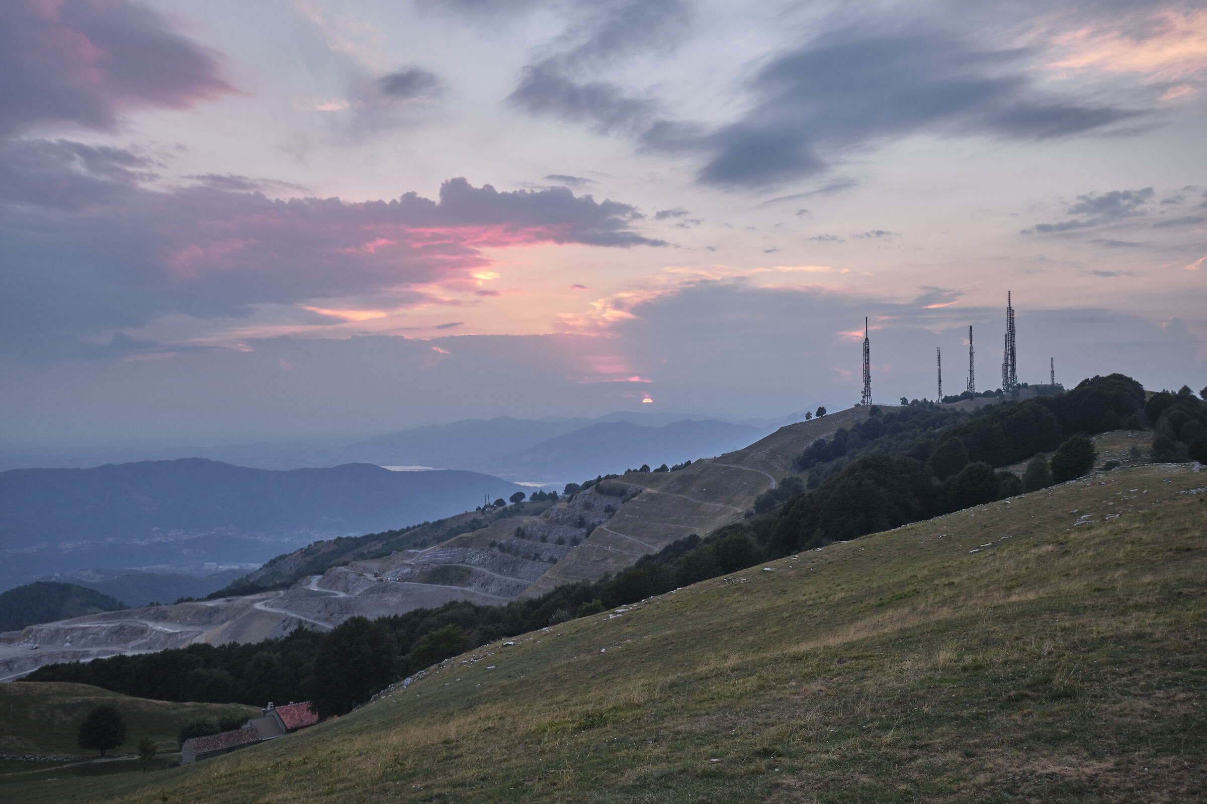 Tramonto dal Monte Linzone