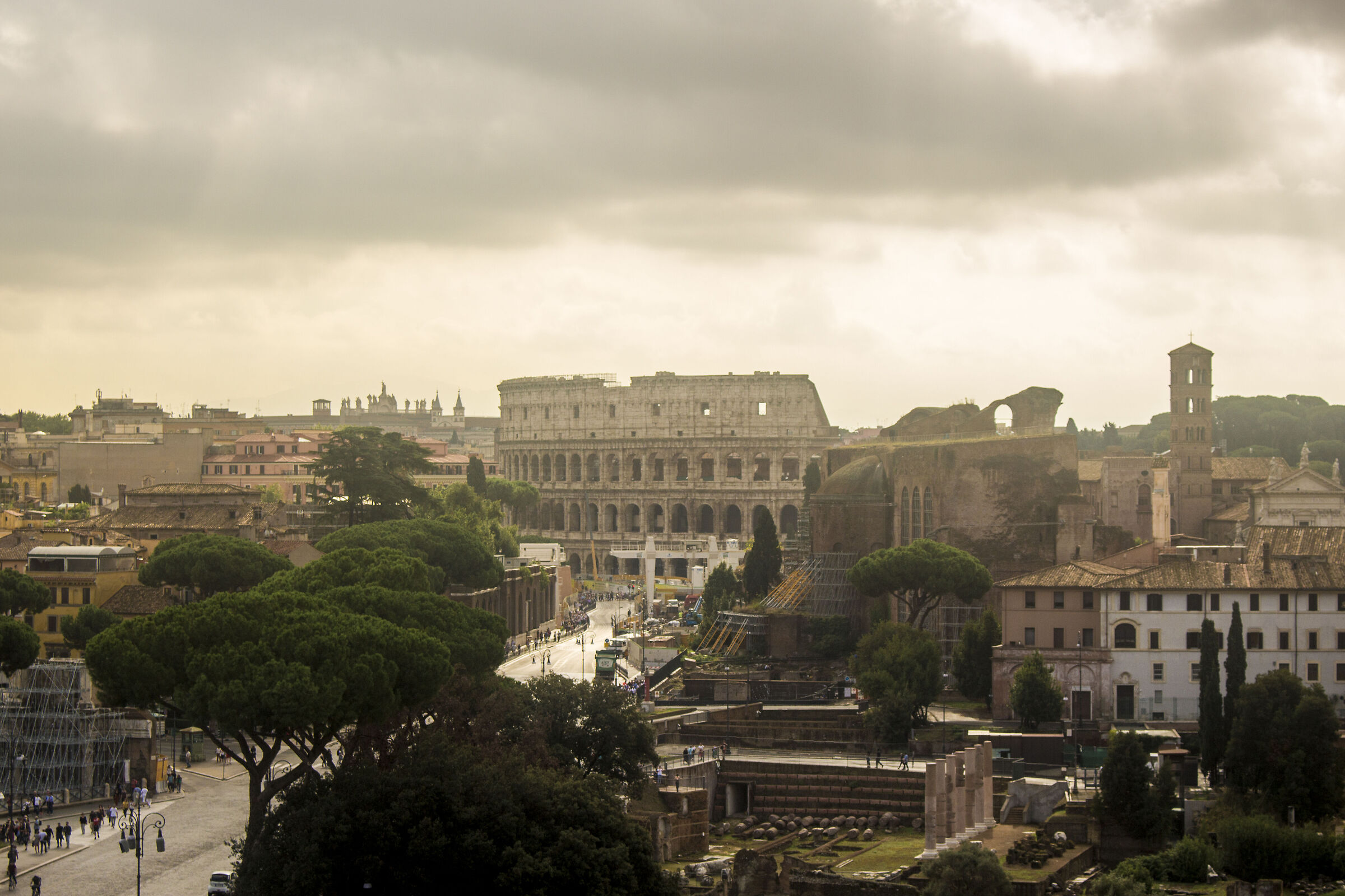 Vista sul Colosseo