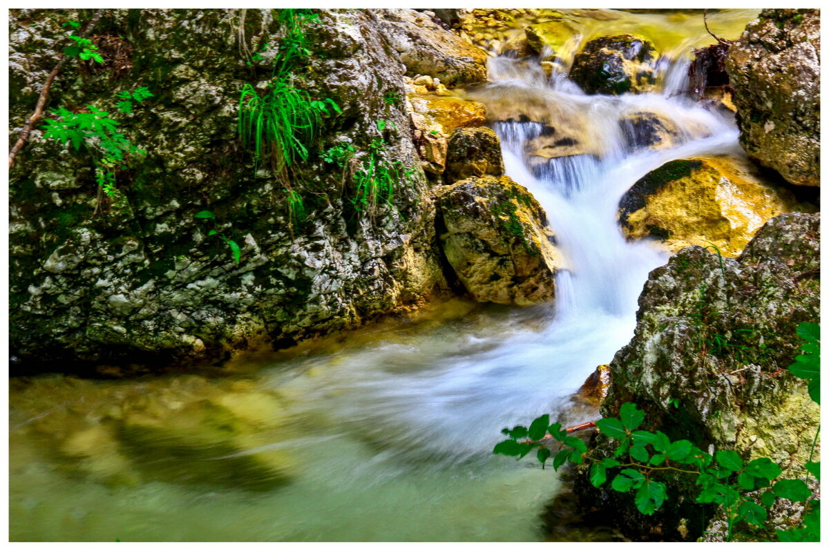 The shapes of water - La Camosciara