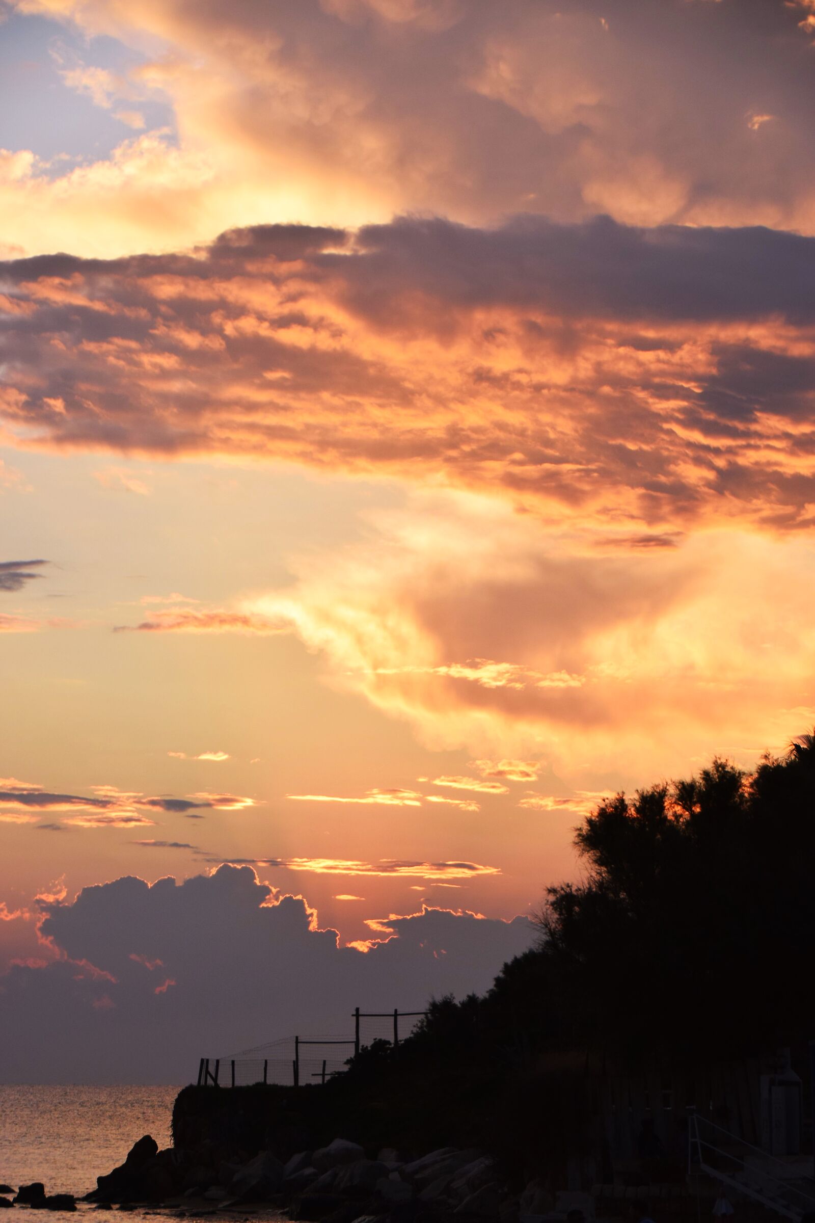 sunset on the Palmento