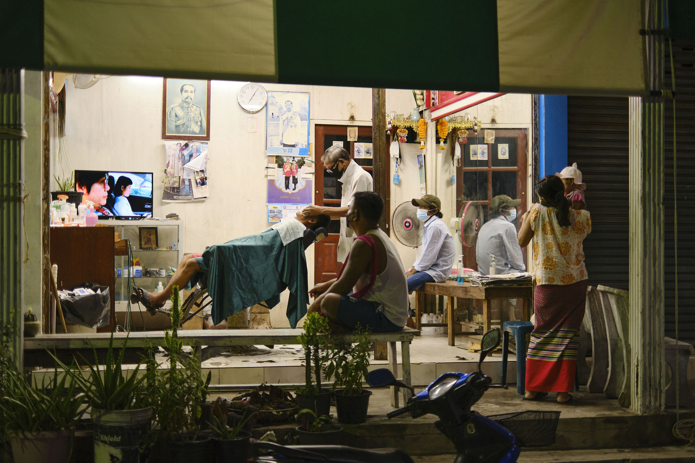 The barber of the village