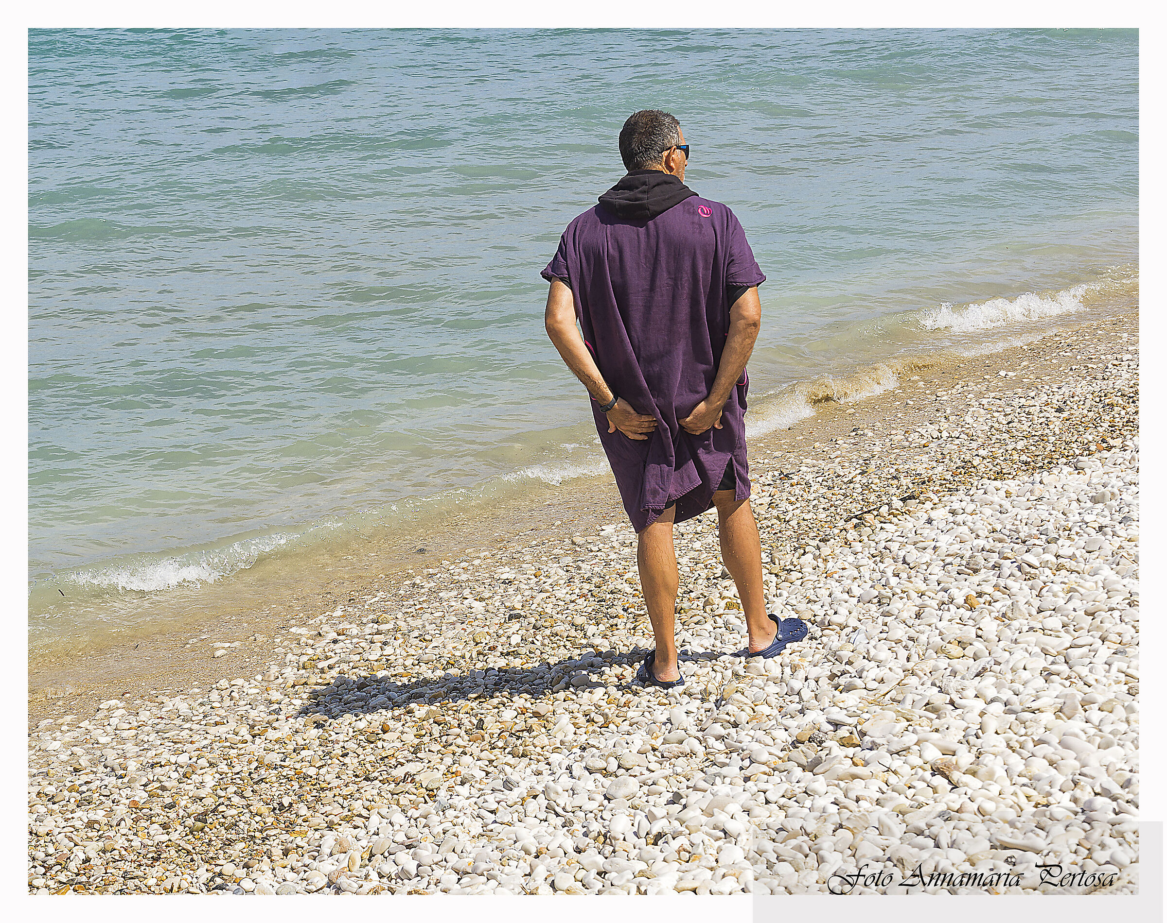 A rather original bathrobe