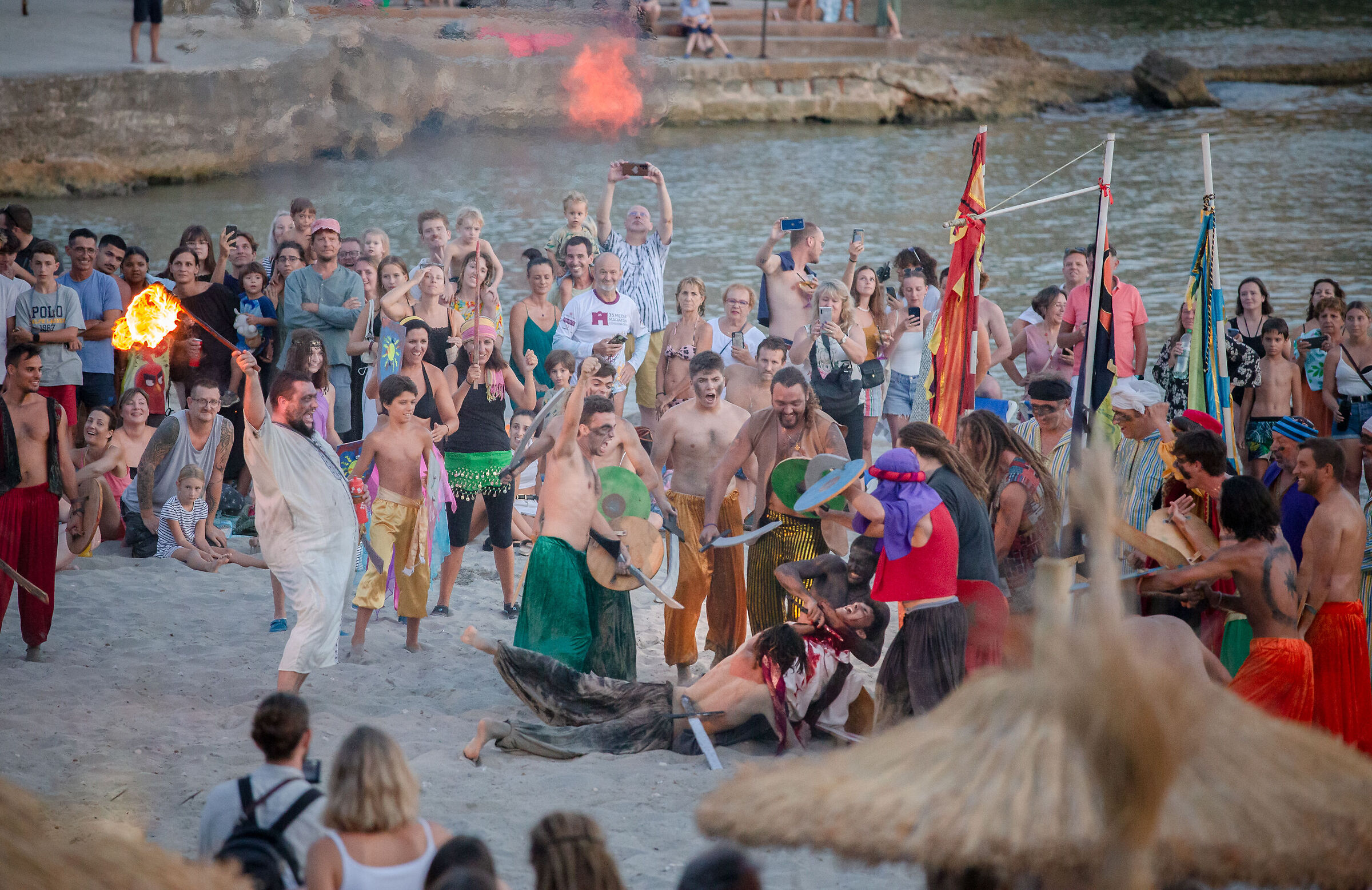 Piratenschlacht a Sant Ulm auf Mallorca