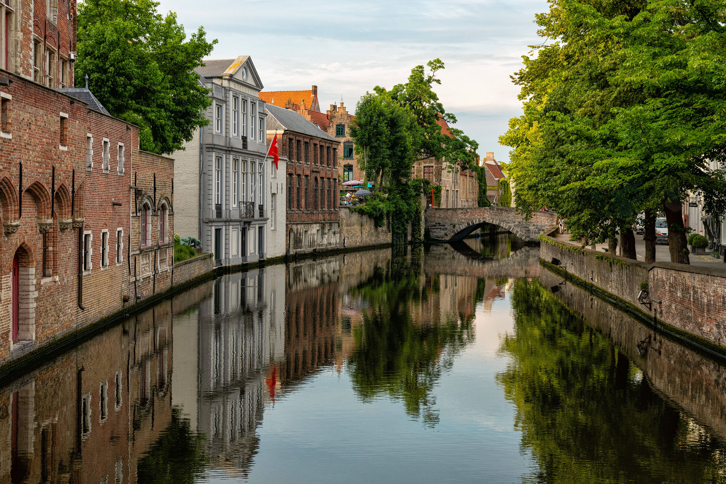 Bruges, riflessi sull'acqua