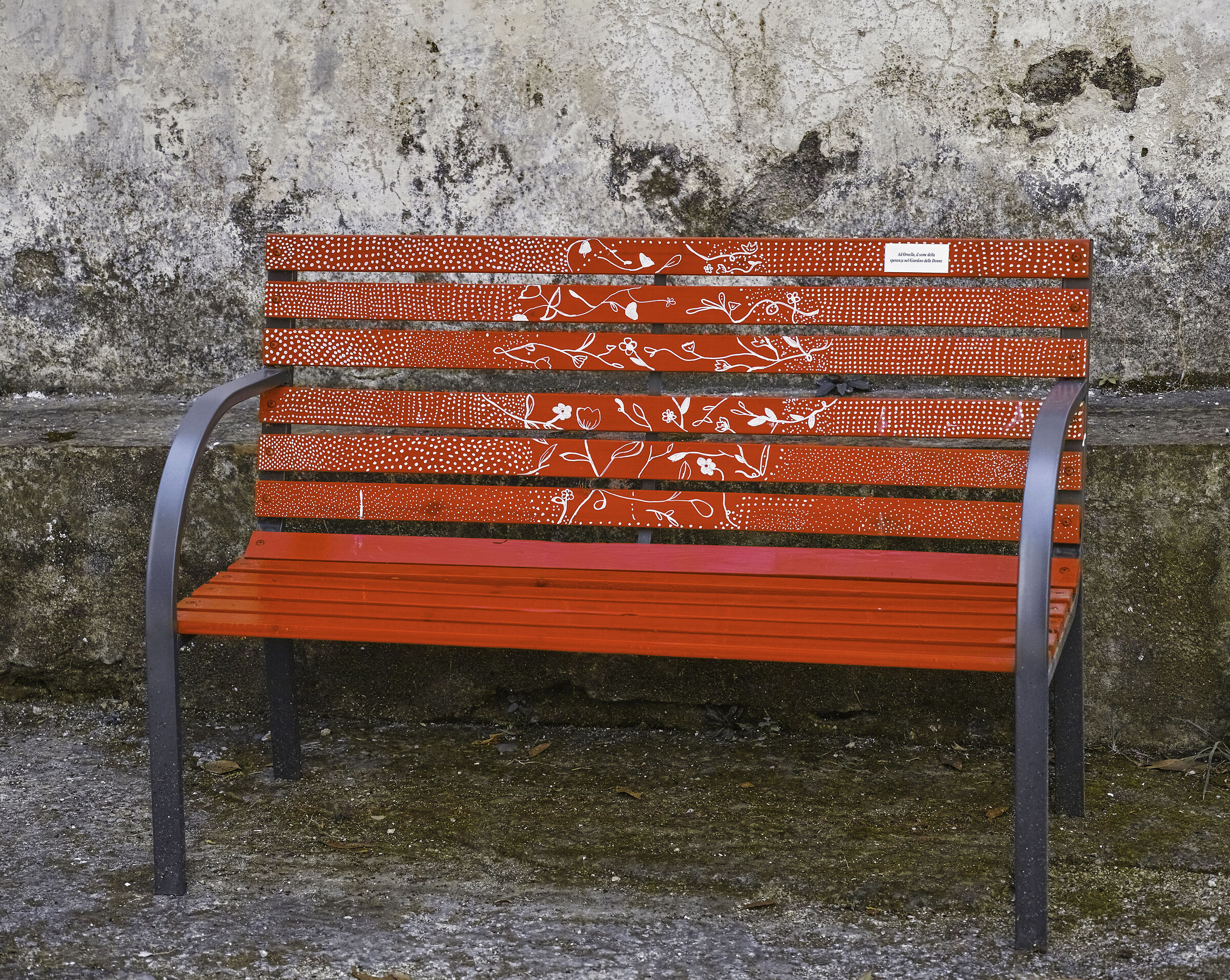 Red Bench Napoli Certosa S. Martino