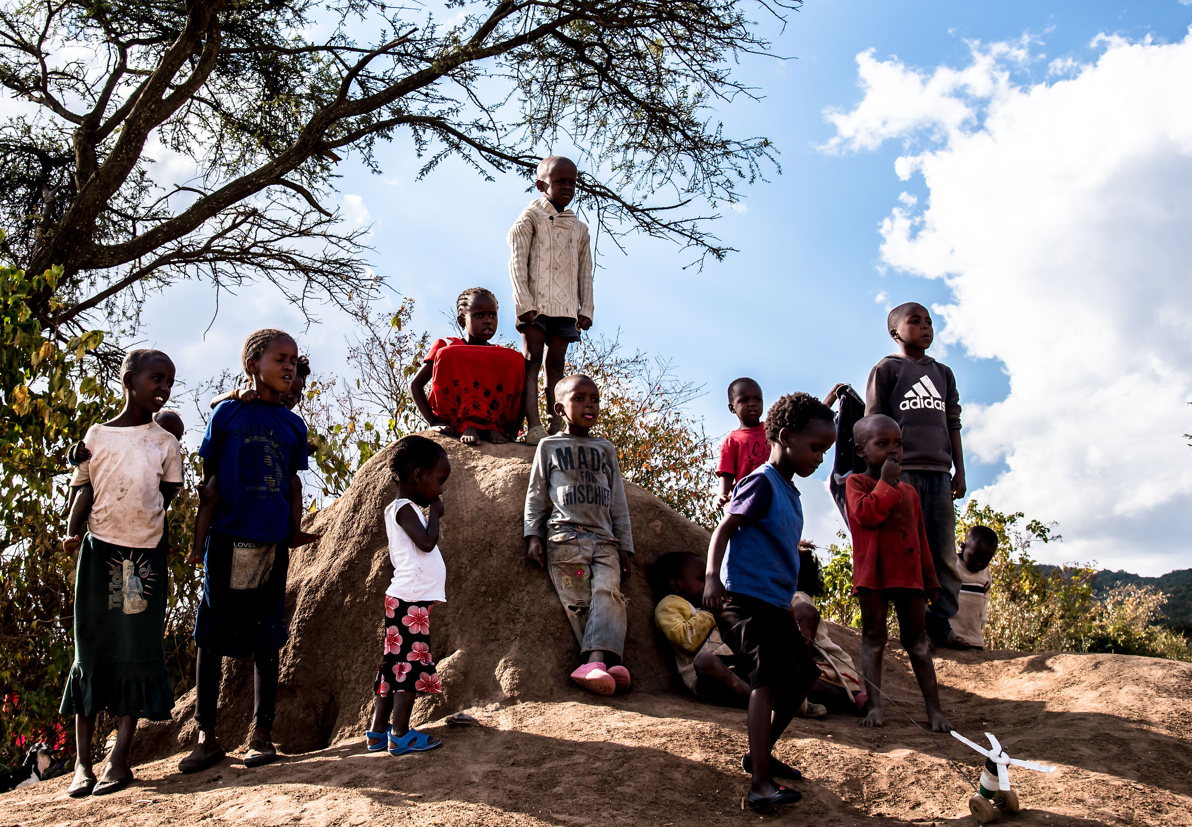 Children of the Maasai tribe