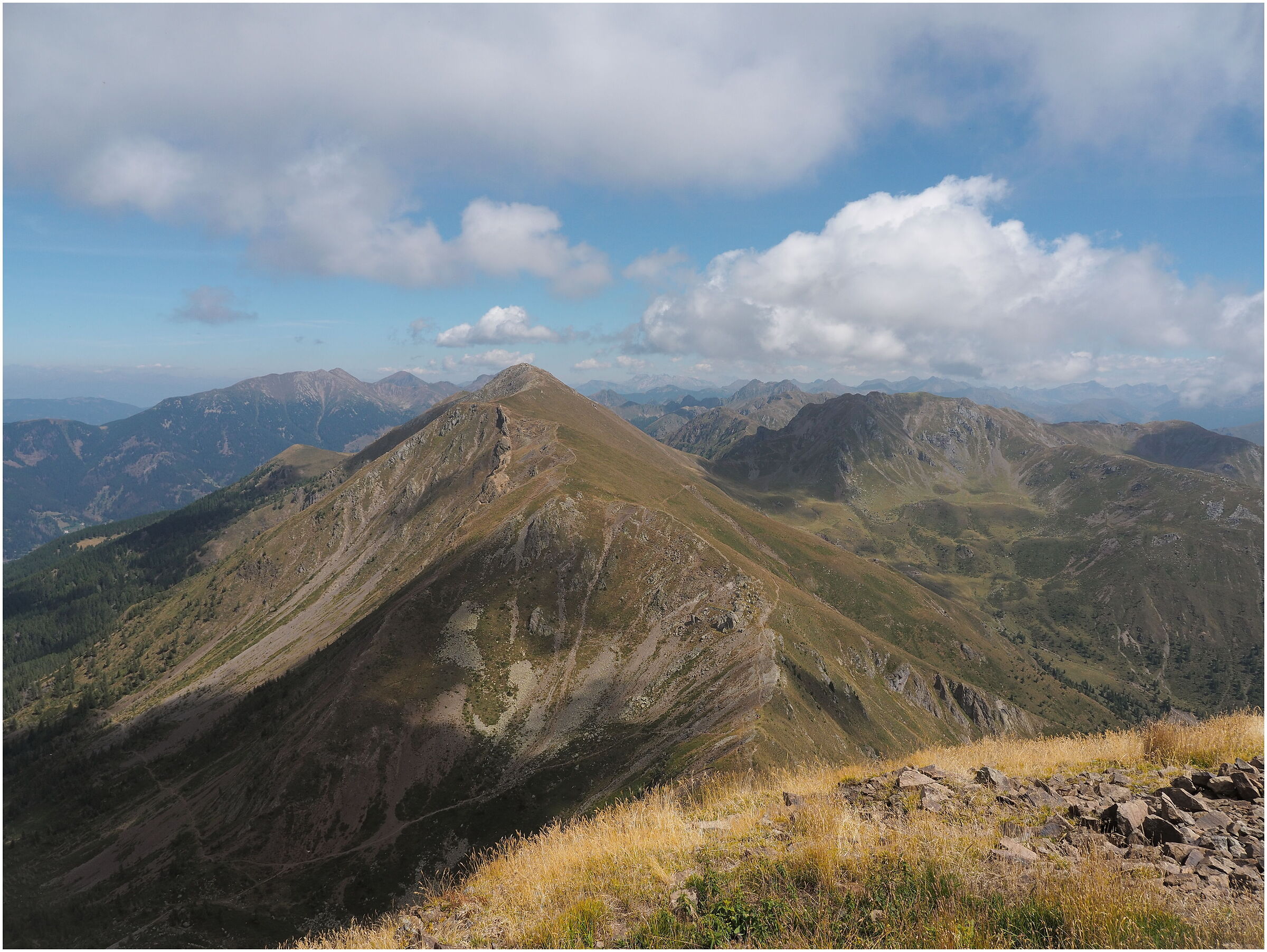 Gronlait peak and Lagorai chain