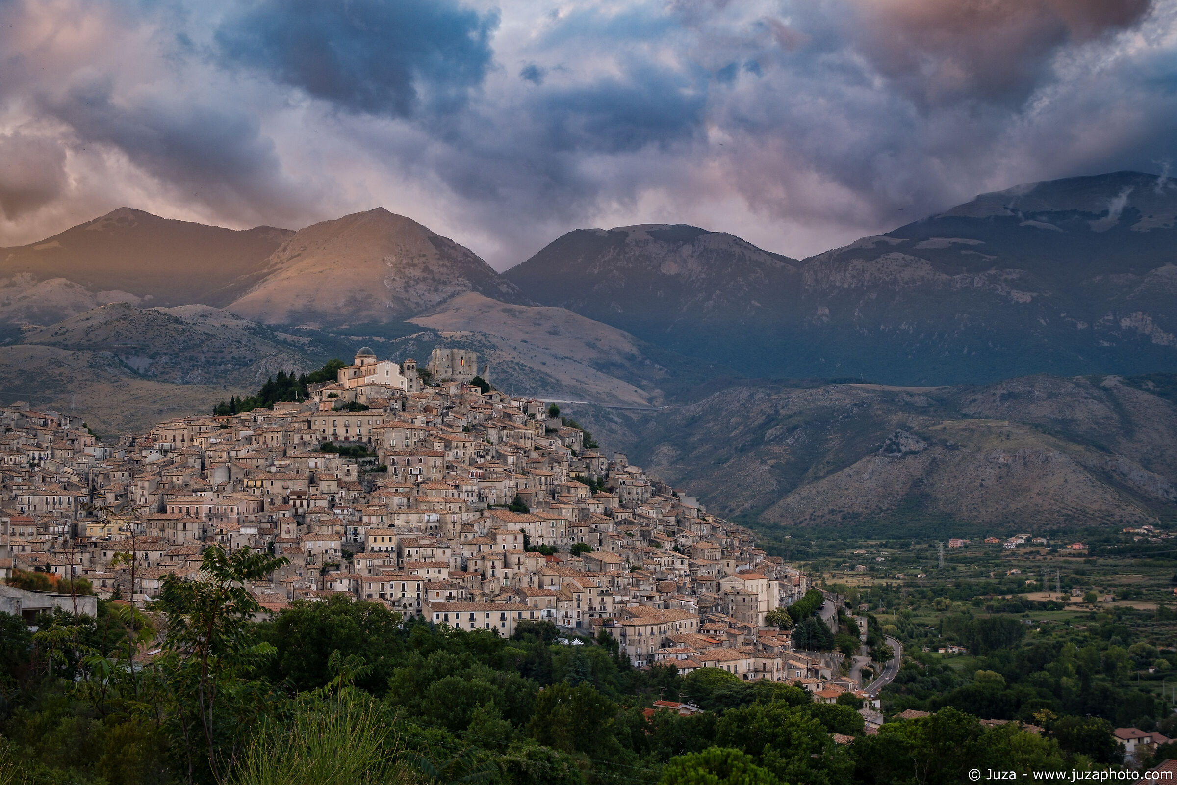 Tramonto a Morano Calabro