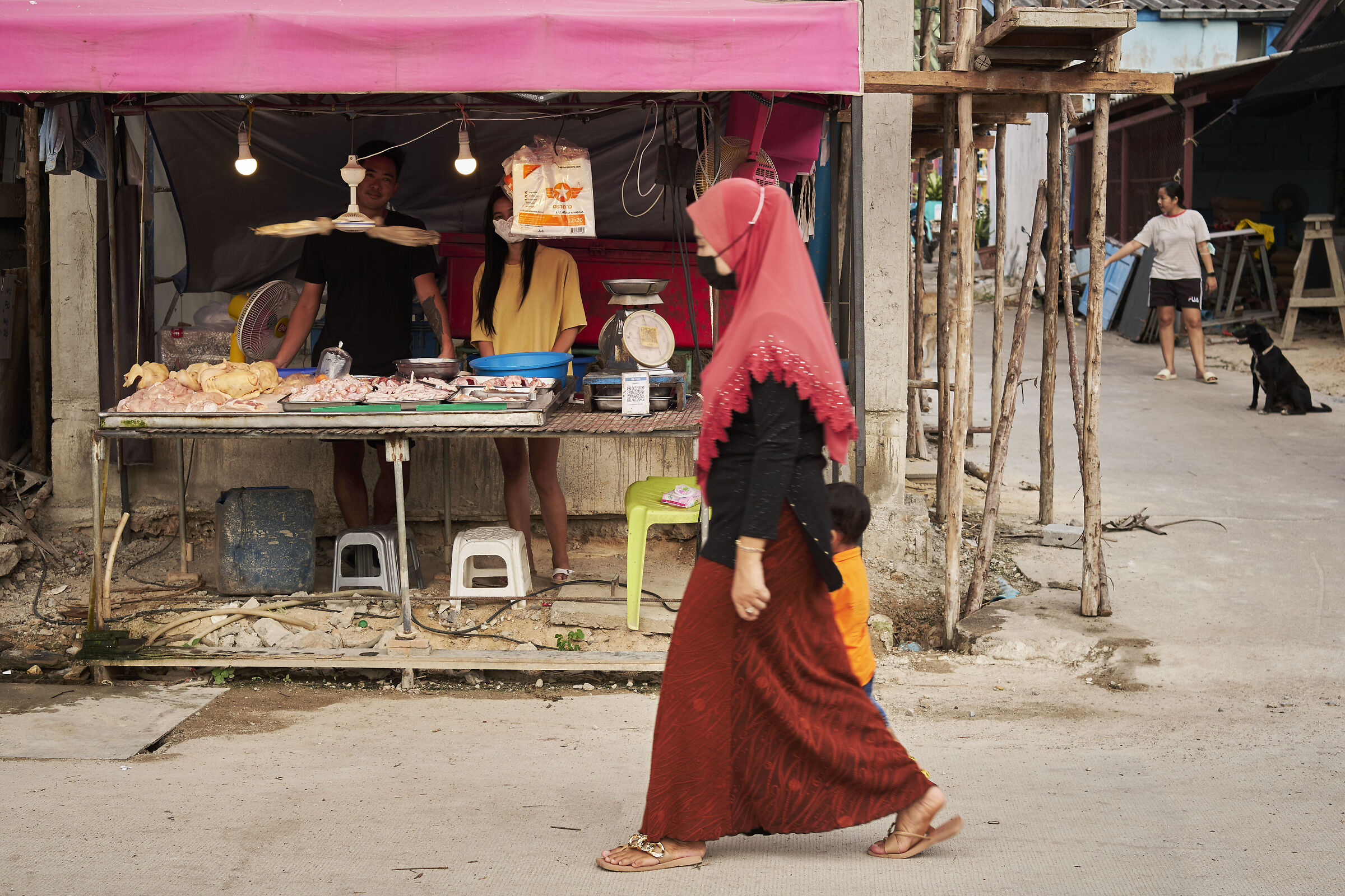 The butcher shop on the corner