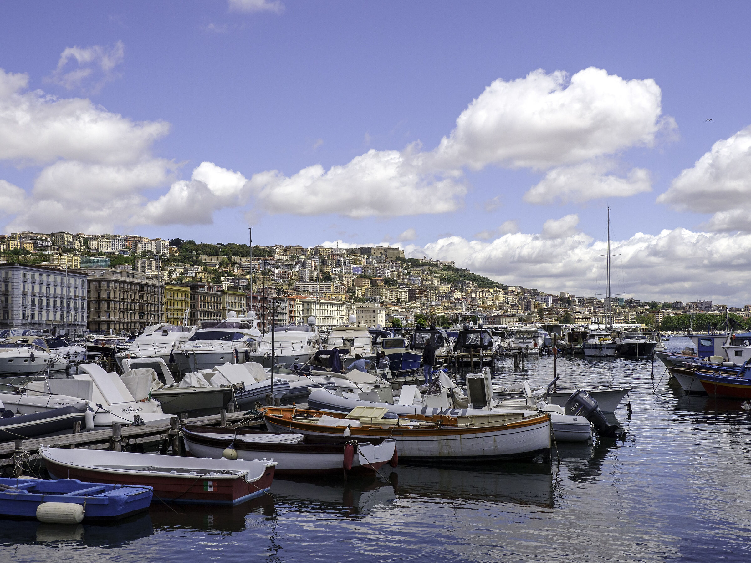 Napoli Castel S. Elmo visto da Mergellina