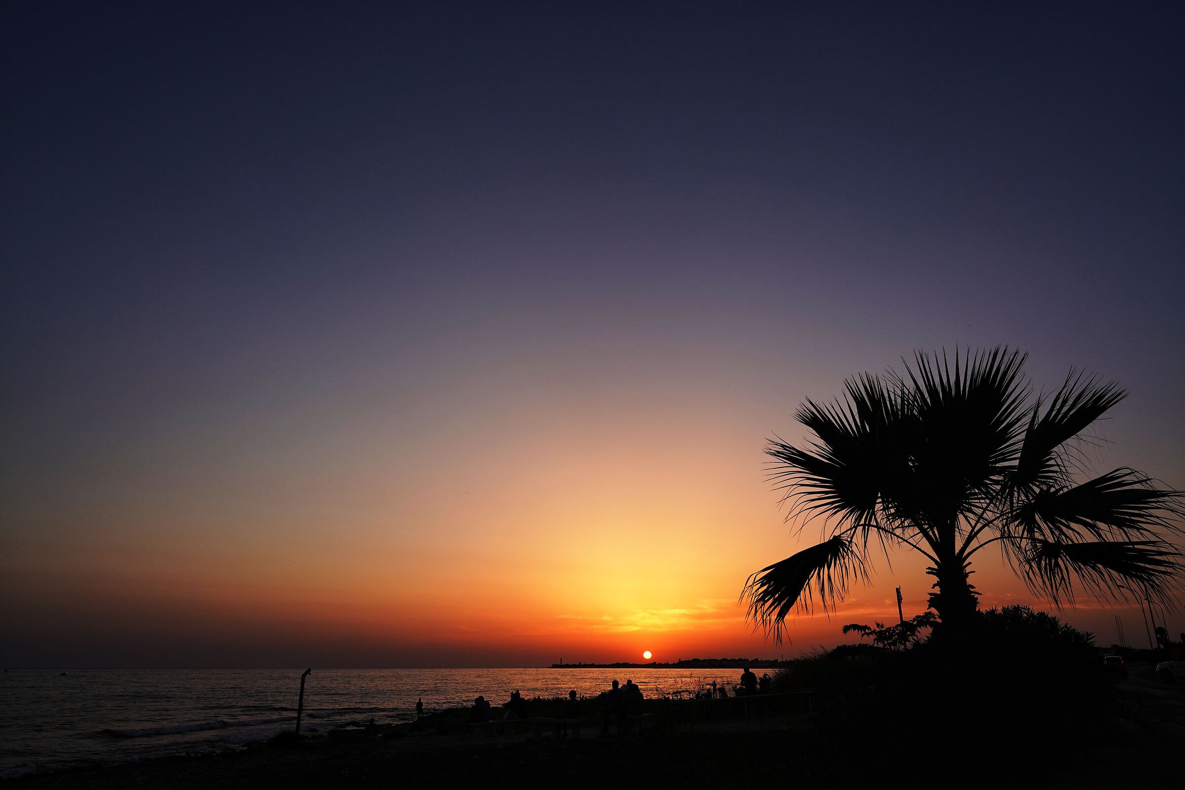 The sunsets of my land ..