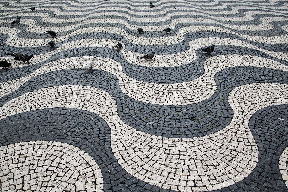 square Rossio.Lisbona.