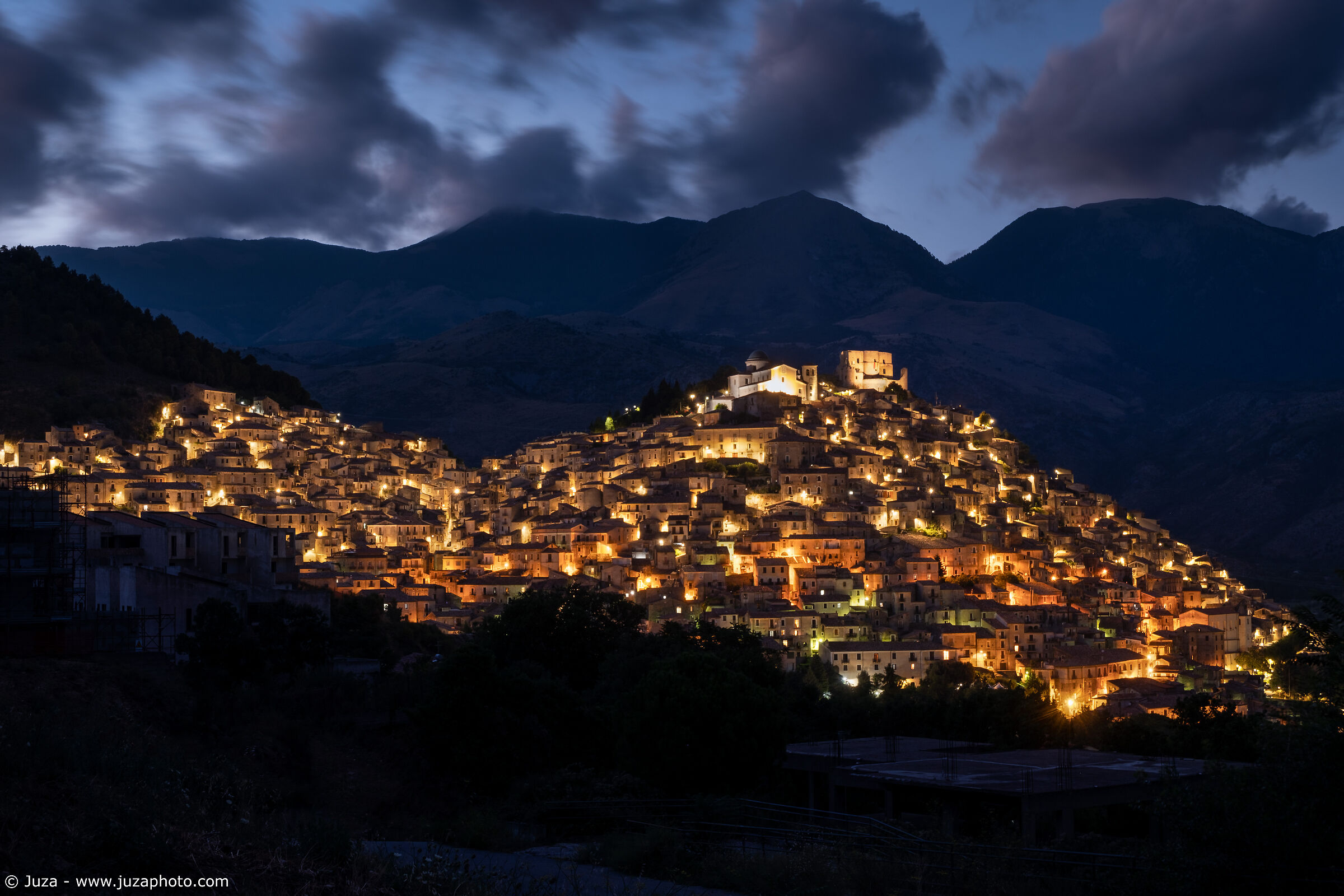 Morano Calabro, ora blu