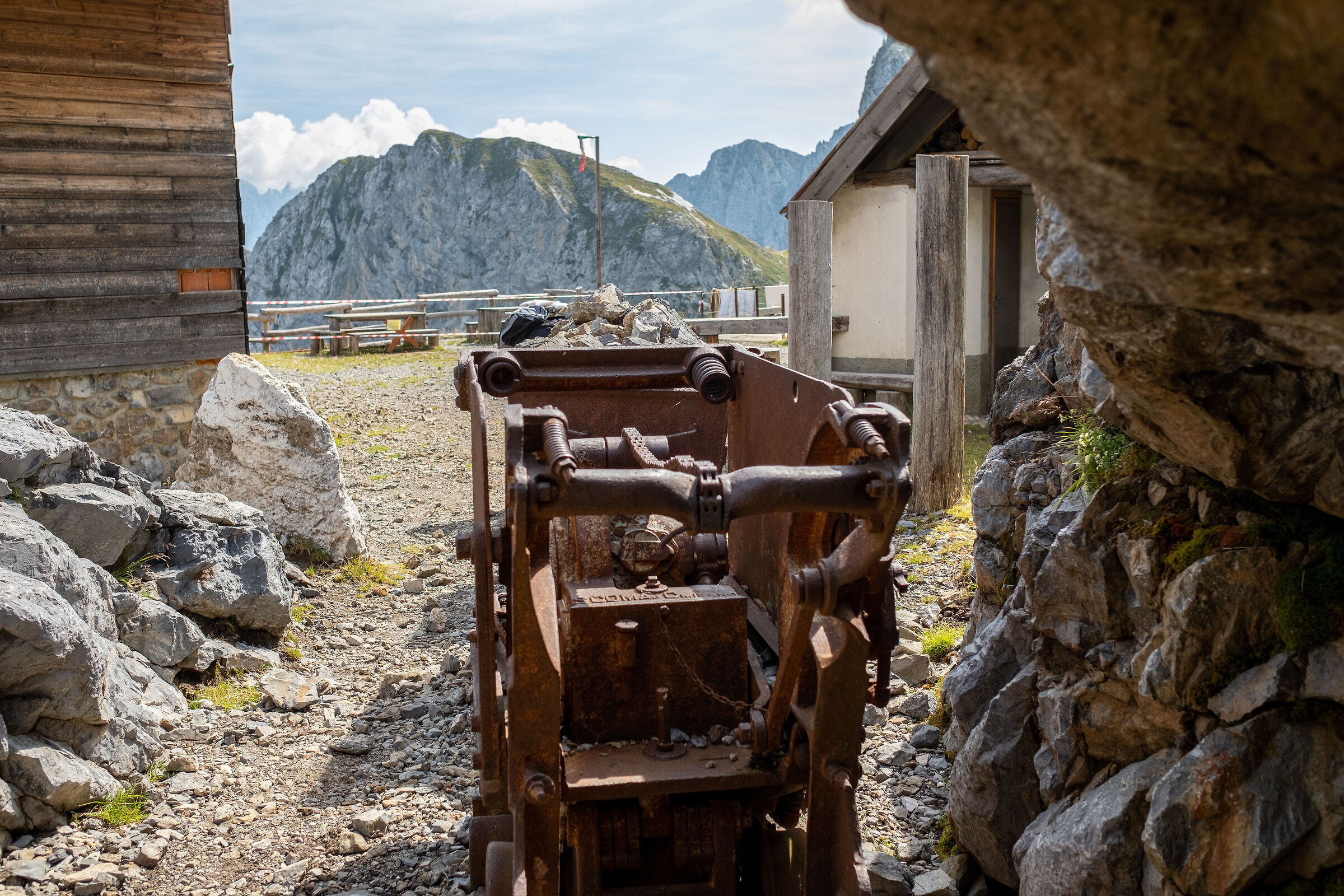 Ancient iron mine 1936 mt s.l.m.