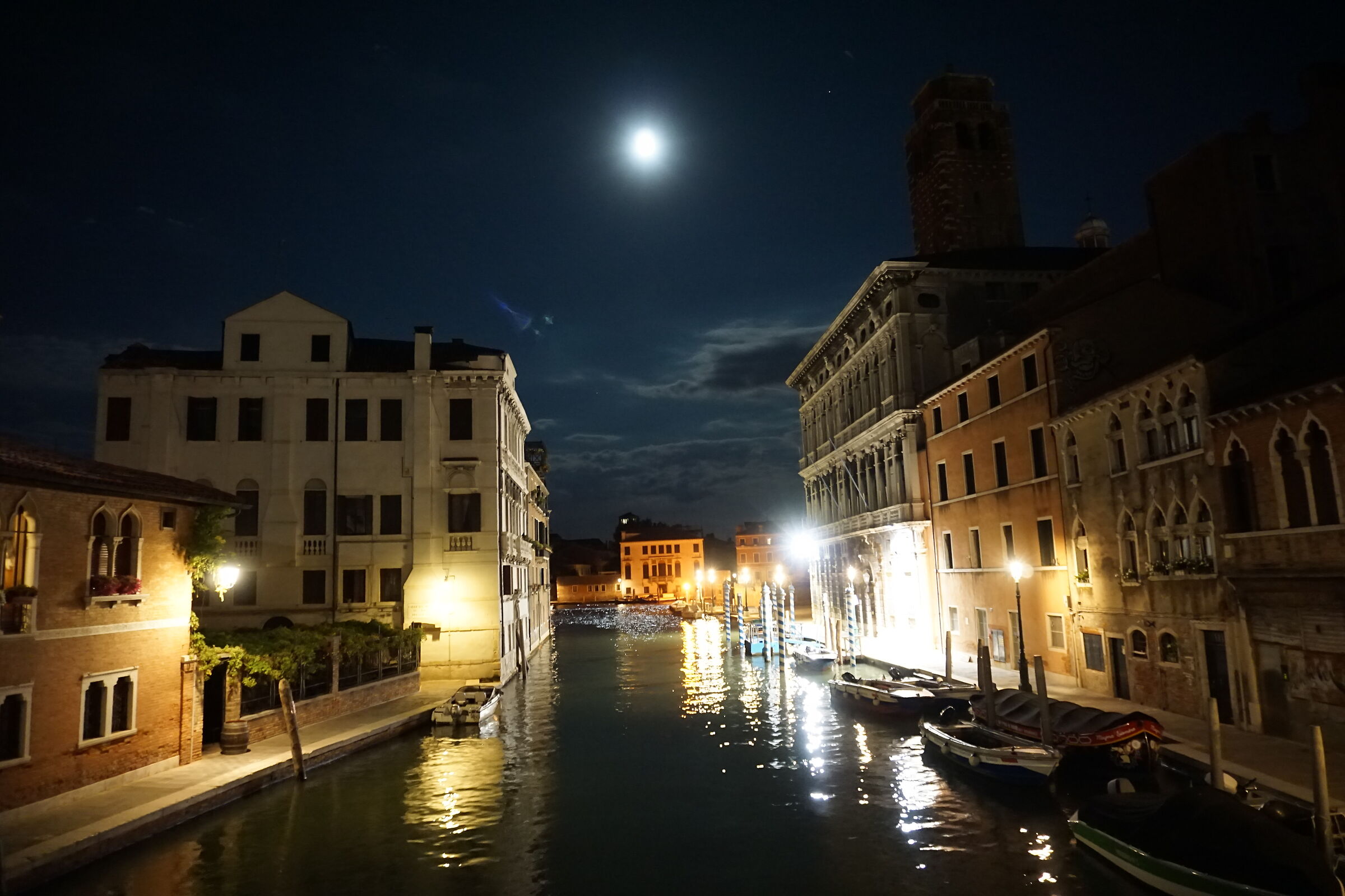 Venice at night