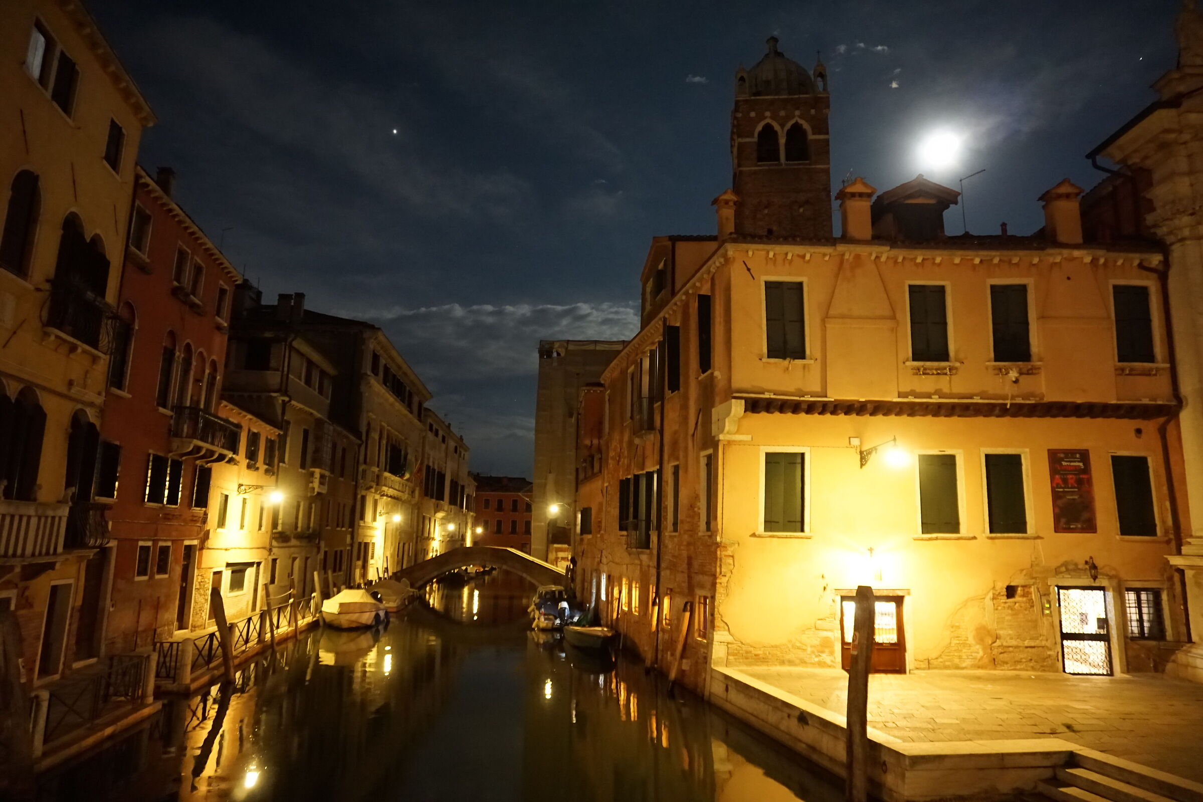 Venice at night