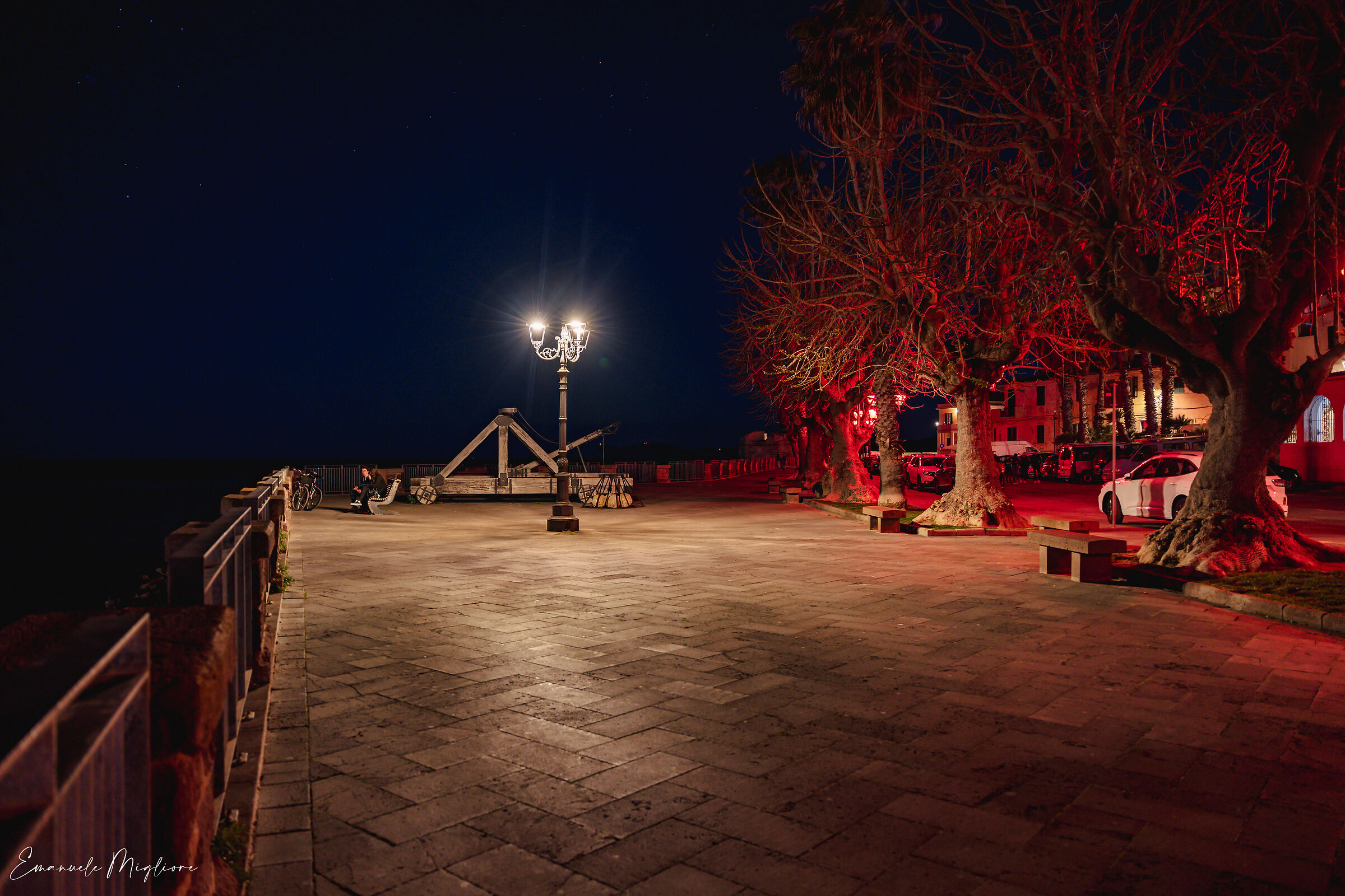 Serata di primavera sui bastioni di Alghero