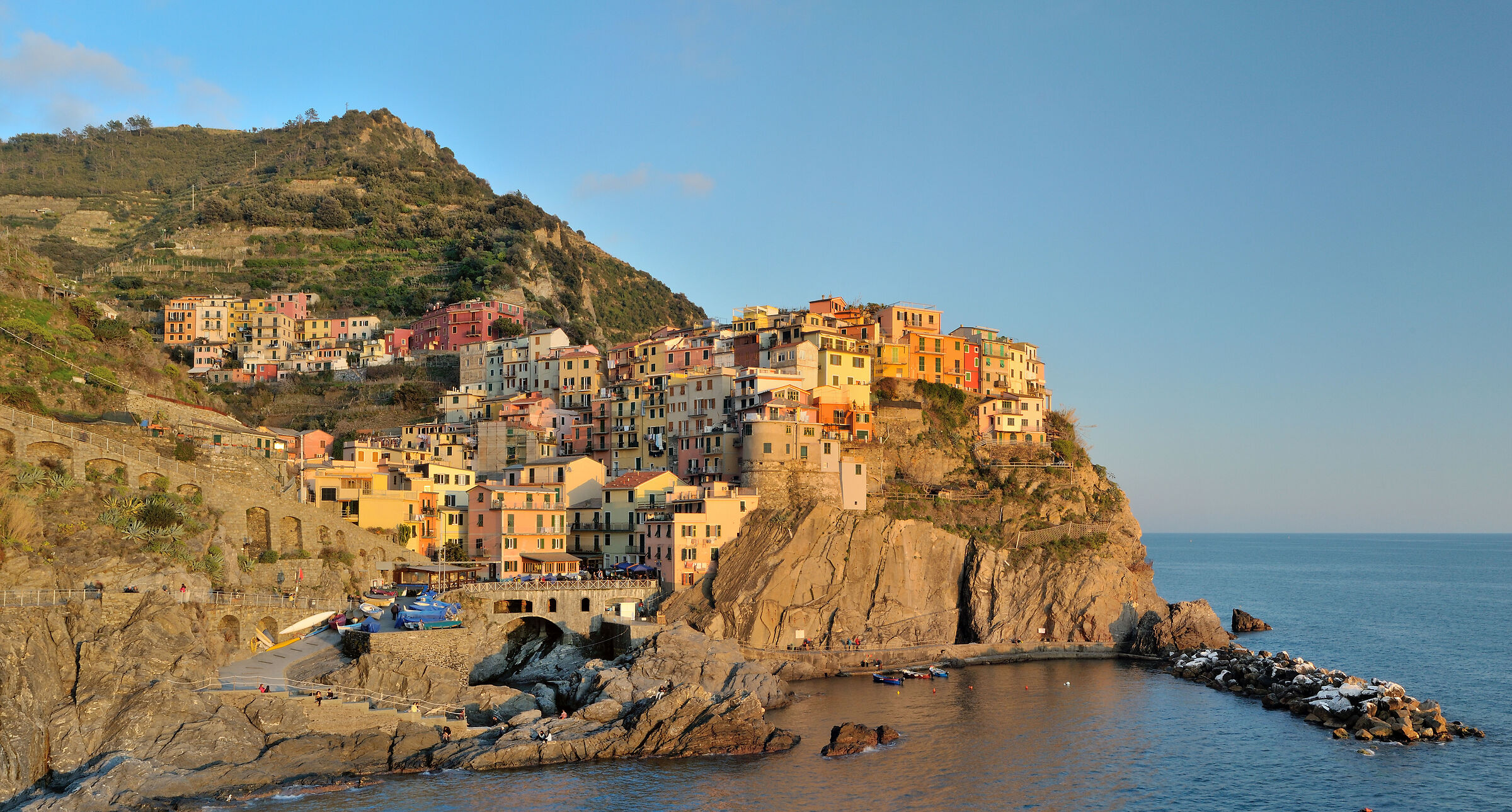 Tramonto a Manarola
