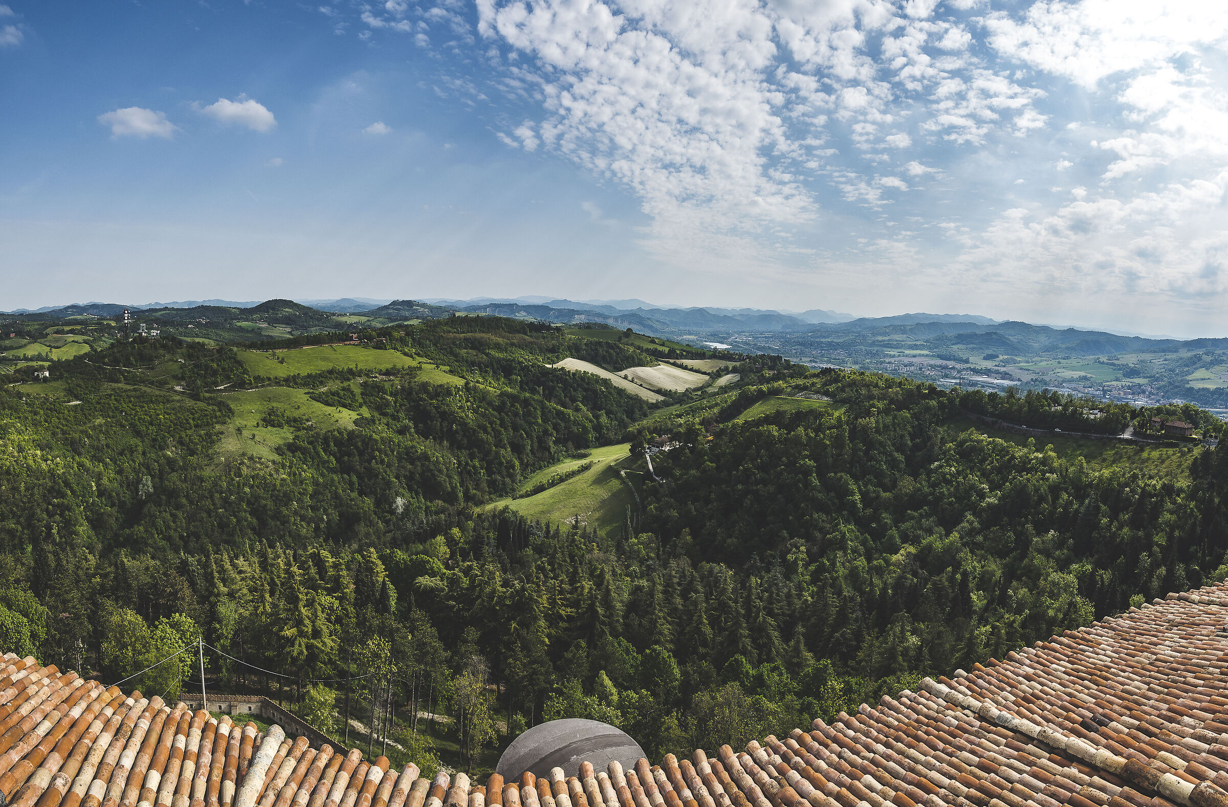 Overview of the Bolognese hills
